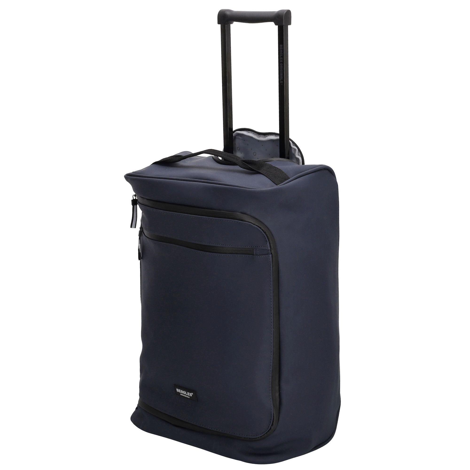 Christian Wippermann Business-Trolley Handgepäck Trolley Koffer Reisekoffer, 2 Rollen, Ausziehbare Teleskopstange