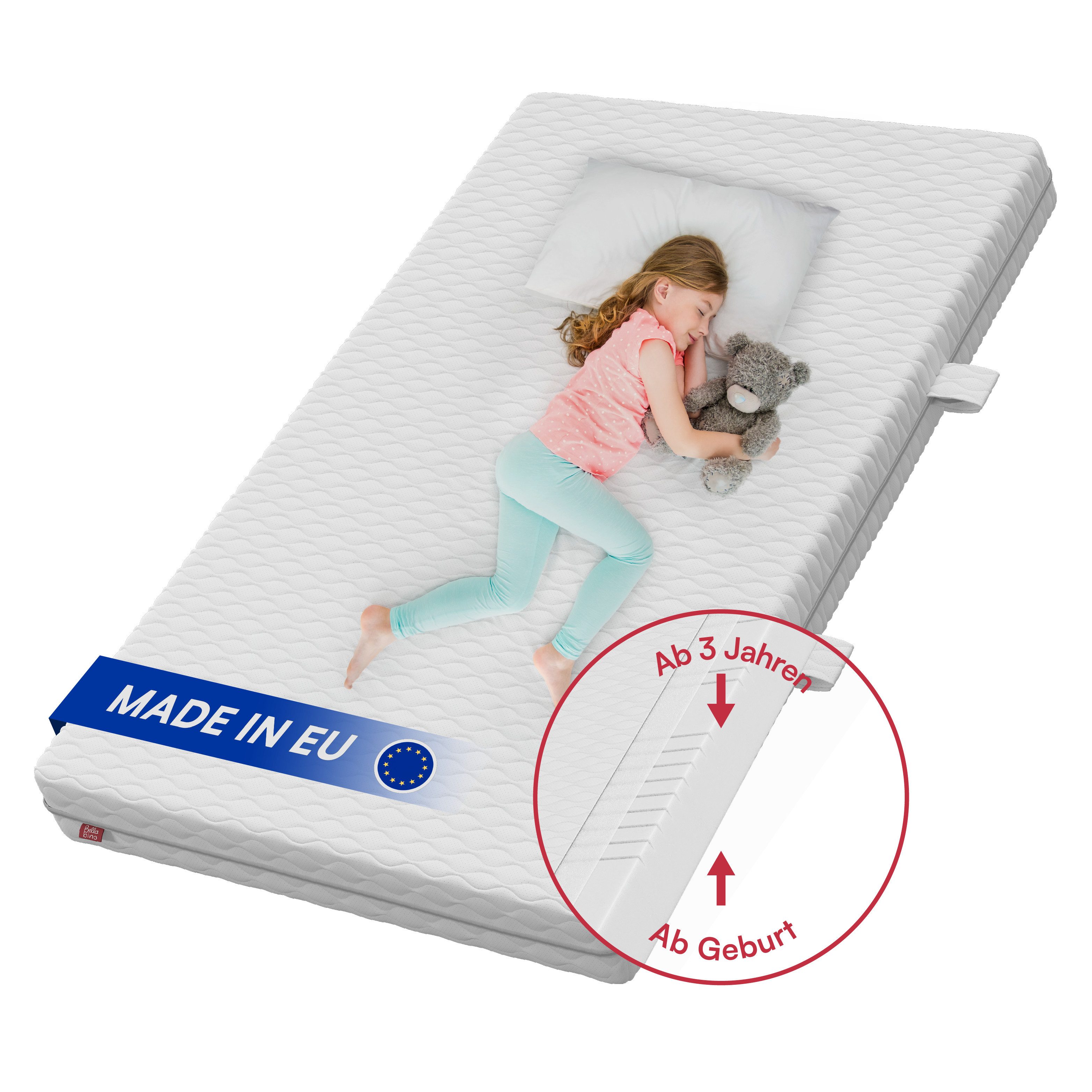 Kindermatratze Twist, Bellabino, 15 cm hoch, günstig online kaufen