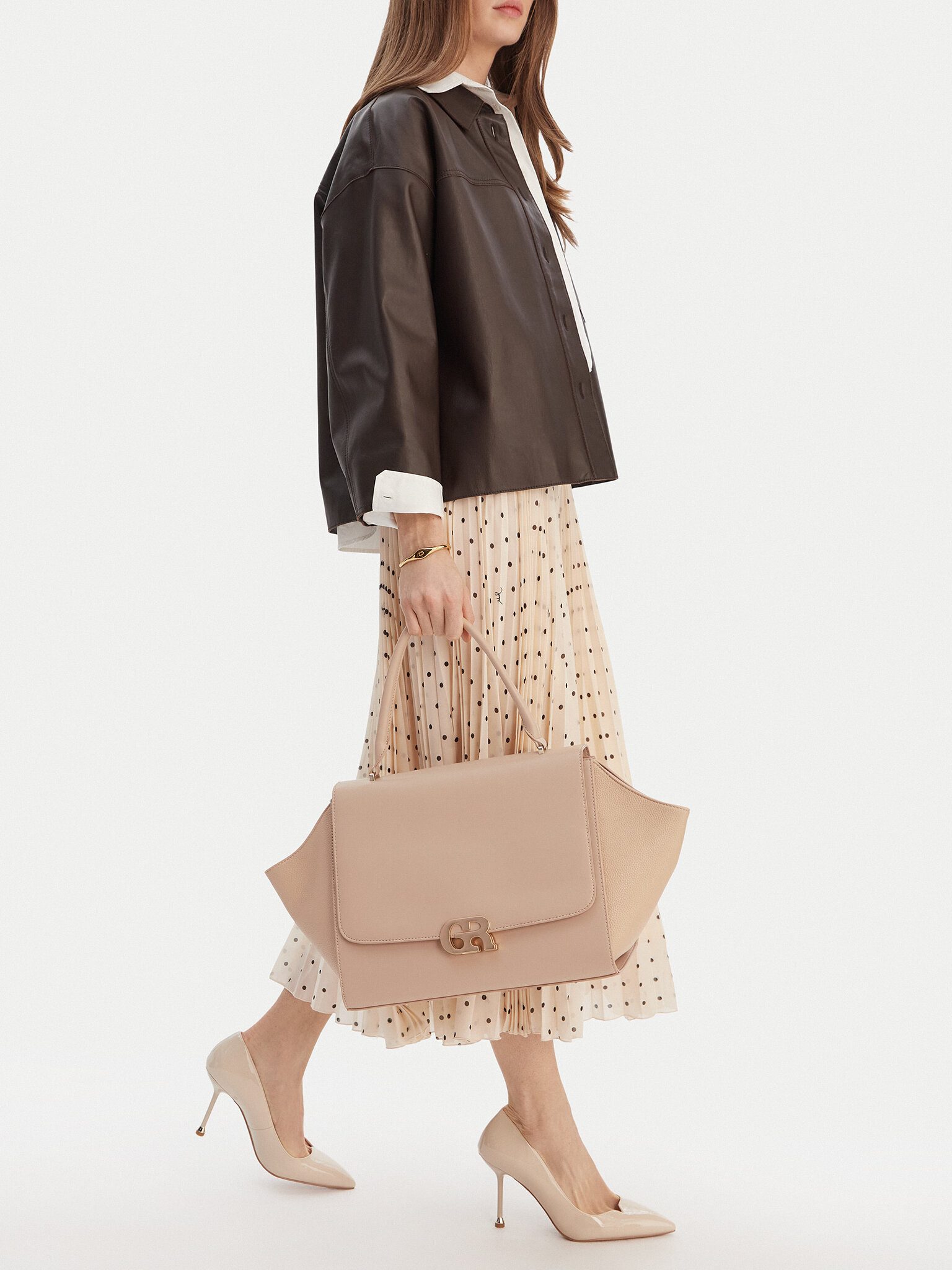 GINO ROSSI Handtasche Gino Rossi Damenhandtasche Beige Gino Rossi-EO-KY-183 Beige Light