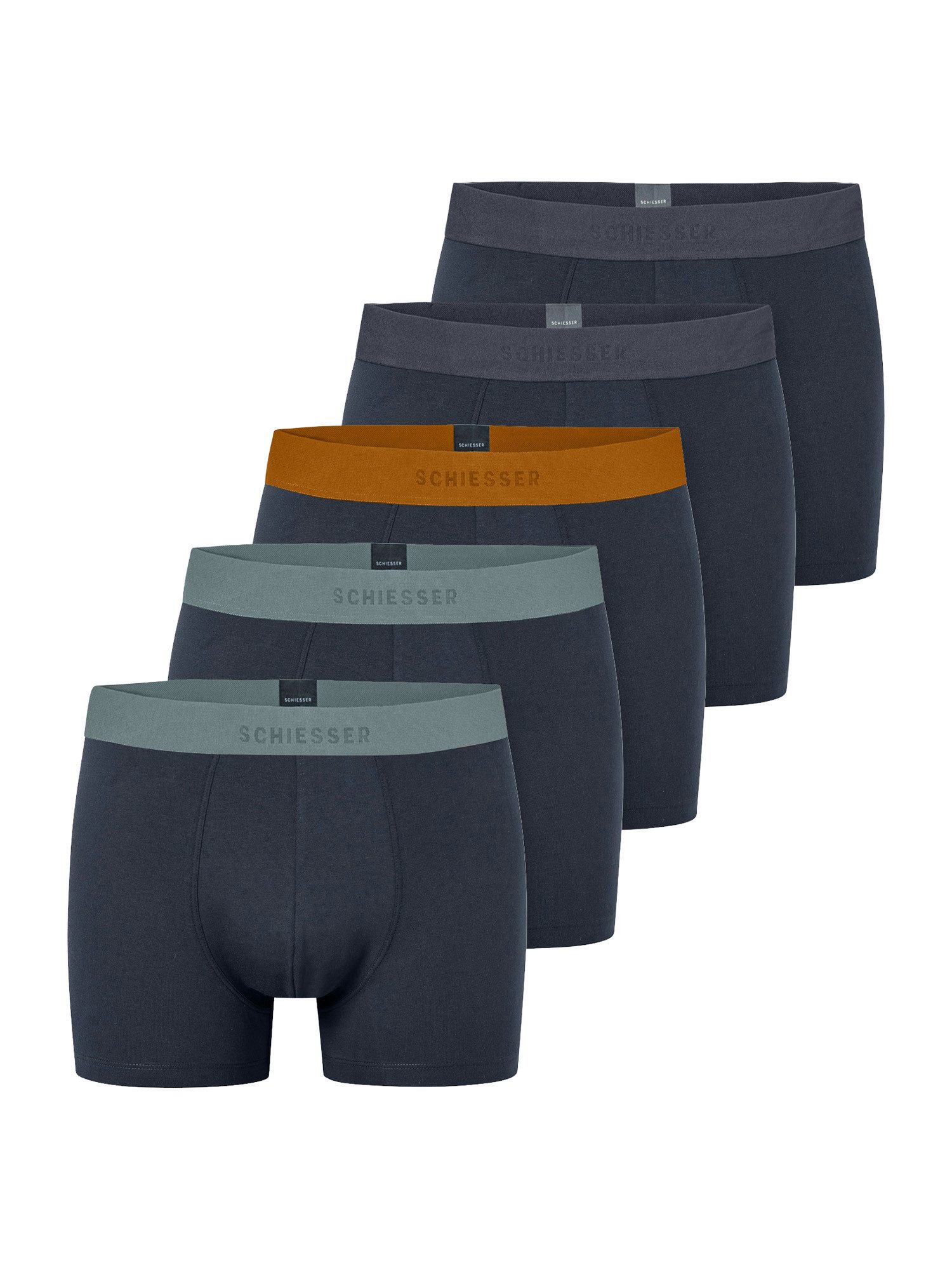 Schiesser Trunk 955 (5-St) unterhose männer boxershort günstig online kaufen