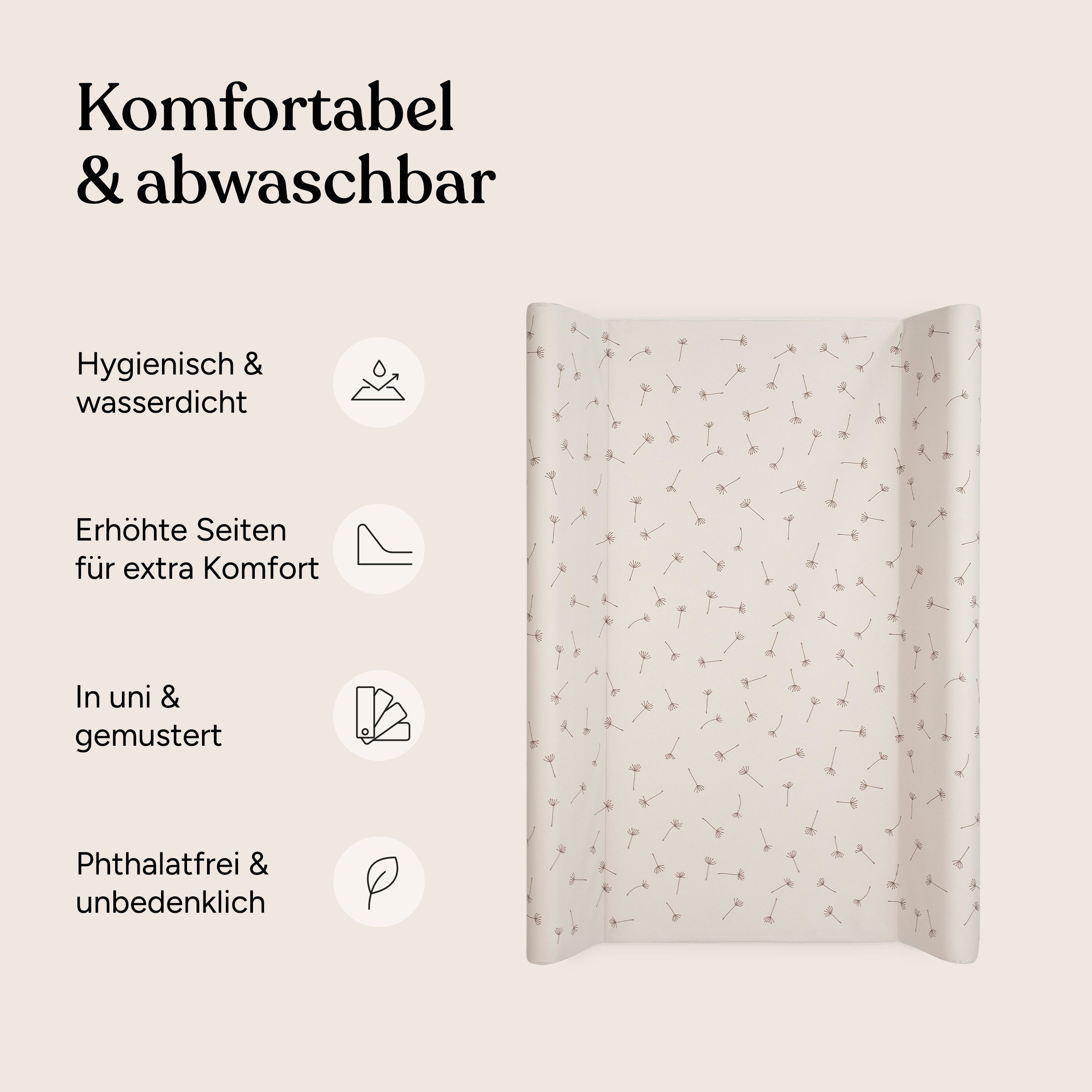 Ehrenkind Wickelauflage Wickelunterlage abwaschbar, Hygienisch, Sicher und Vielseitig – Bild 3 von 5