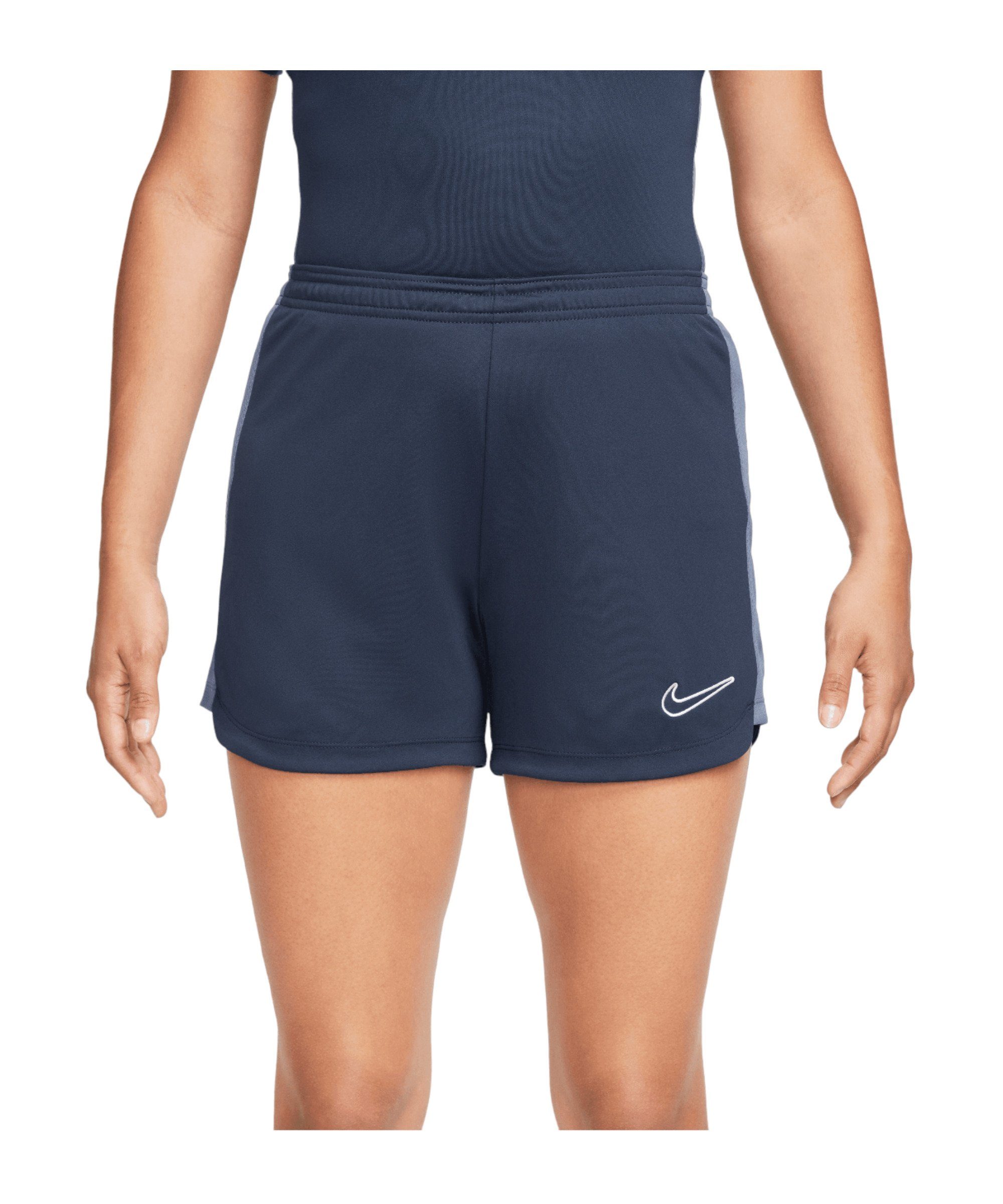 Damen 23 Nike Short Academy blaublauweiss Sporthose