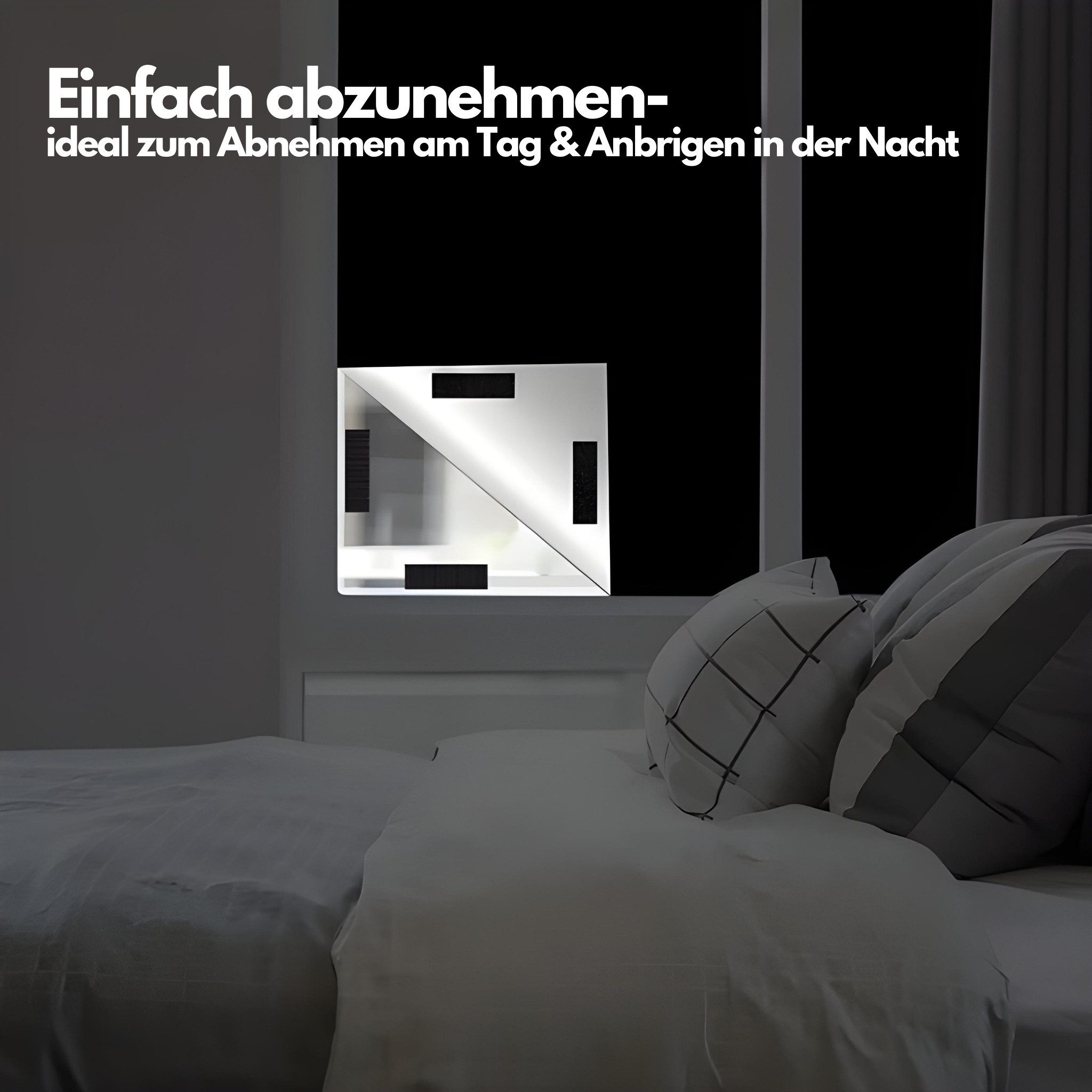 Verdunklungsrollo Verdunklungsfolie, Raumverdunkelung ohne Bohren, Schlafzimmer Vorhang, Norvéa Home, Klettverschluss selbstklebend, verdunkelnd, frei zuschneidbar, einfaches Anbringen & Abnehmen