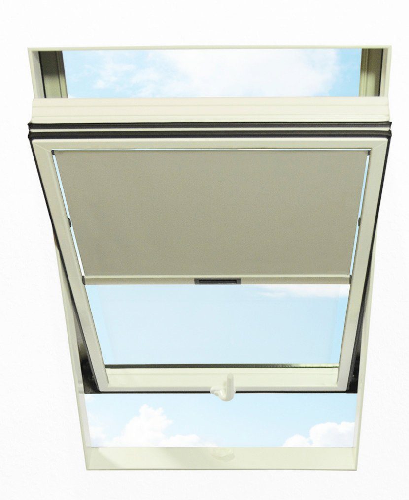 Dachfensterrollo, RORO Türen & Fenster, Lichtschutz, verschraubt | Dachfensterrollos