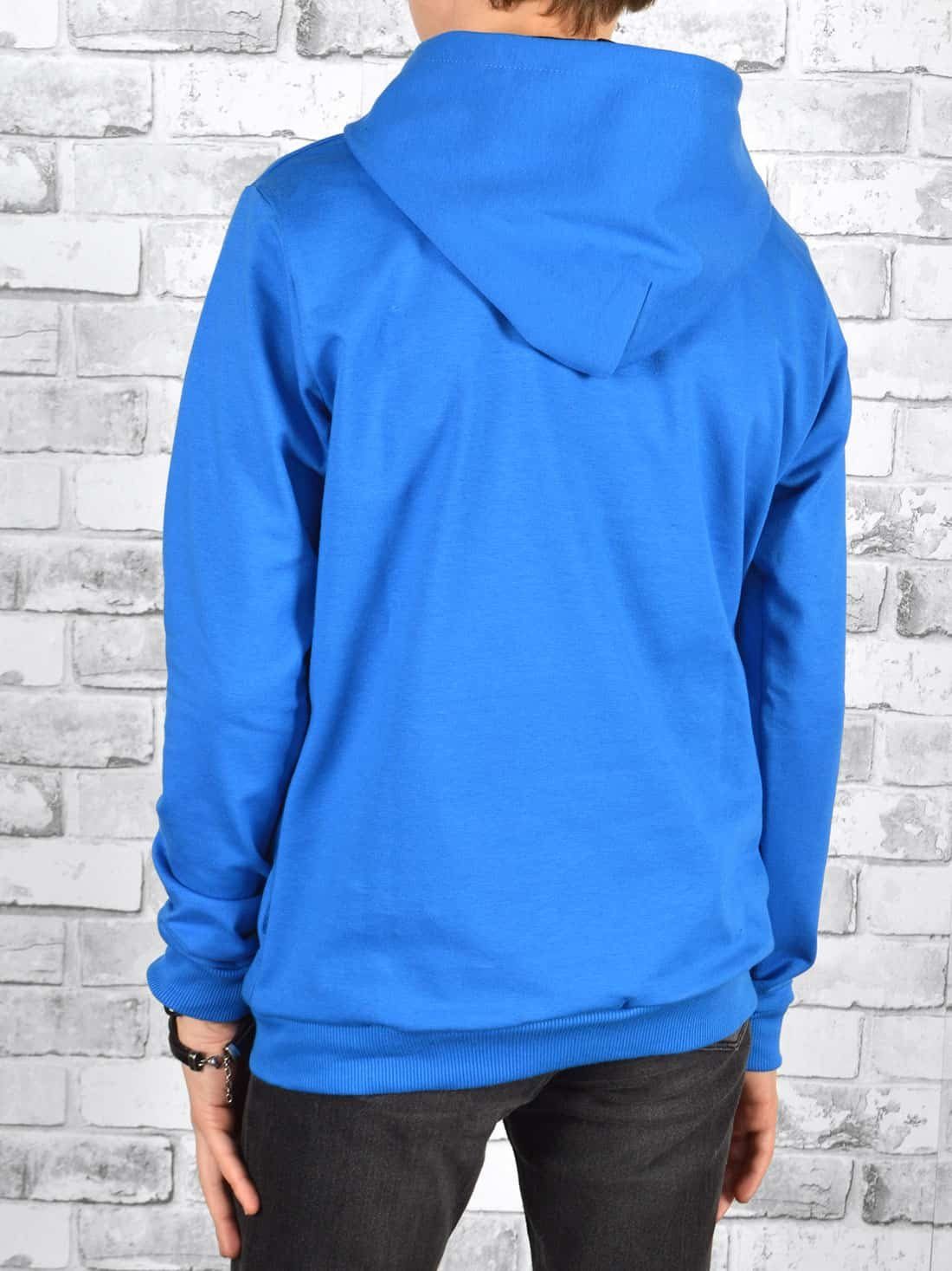 BEZLIT Hoodie Jungen Kapuzen Pullover zweifarbig Blau Bund (1-tlg) elastischer