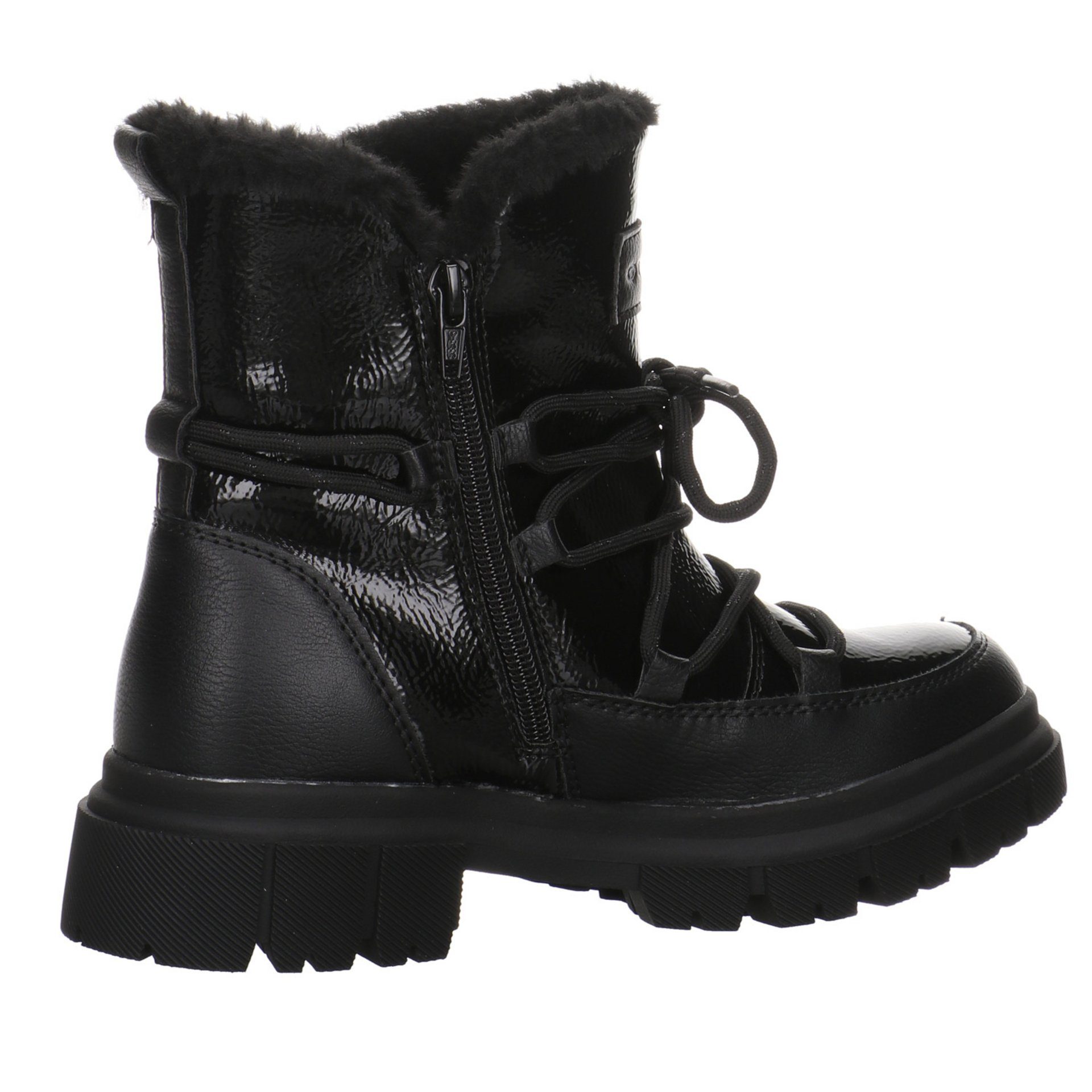 Stiefelette black Stiefel Kinderschuhe Schuhe Synthetikkombination TAILOR TOM Mädchen Boots