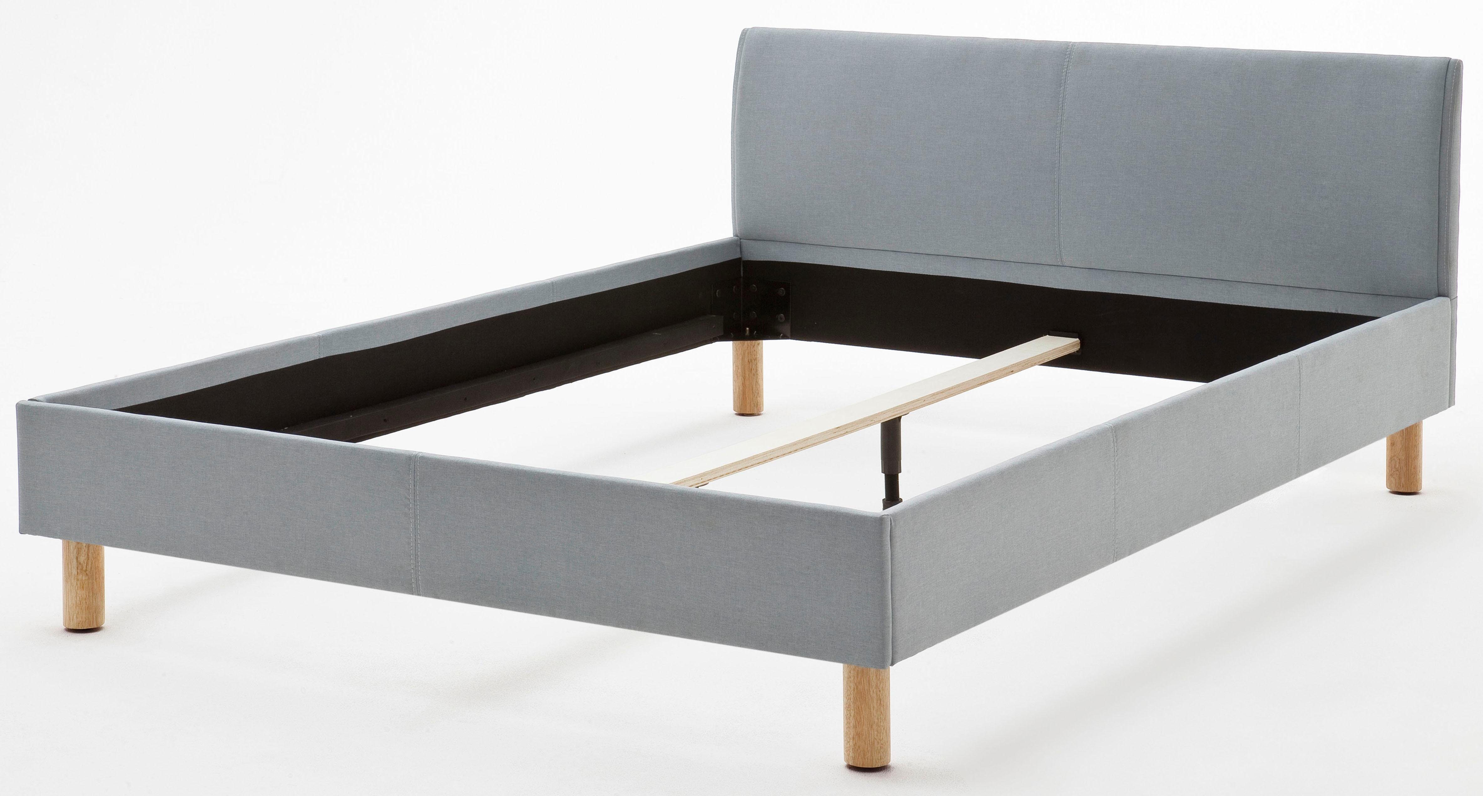 meise.möbel Polsterbett Lena in verschiedenen Breiten und Farben erhältlich, Breite 120cm & 140cm, mit Holzfüßen