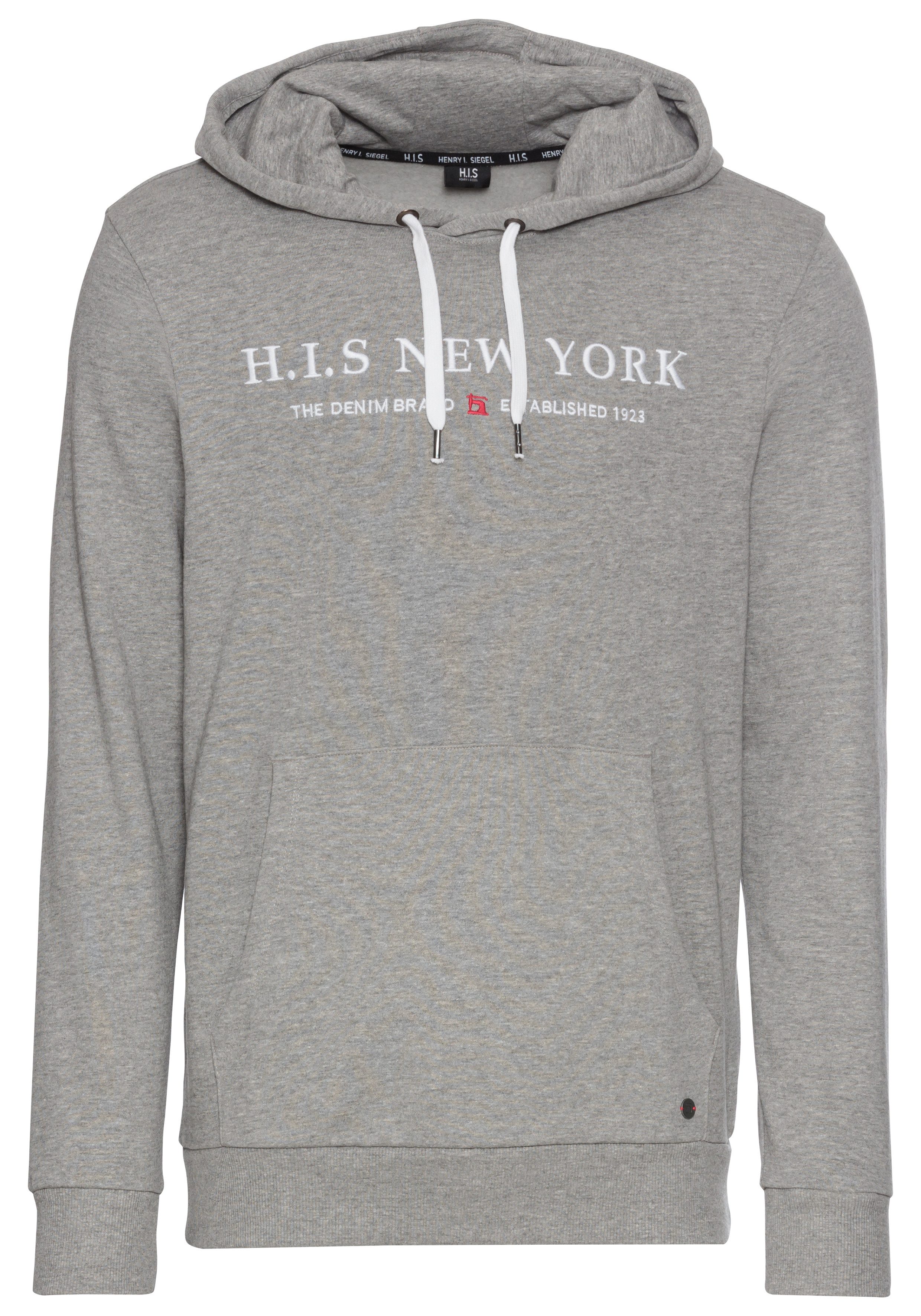 H.I.S Kapuzensweatshirt mit Logoprint - NEUE KOLLEKTION. Reduzierter Preis € 20,61. Unverbindliche Preisempfehlung € 29,99