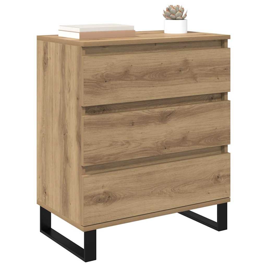 vidaXL Sideboard Sideboard Artisan-Eiche 60 x 35 x 70 cm Holzwerkstoff (1 S günstig online kaufen