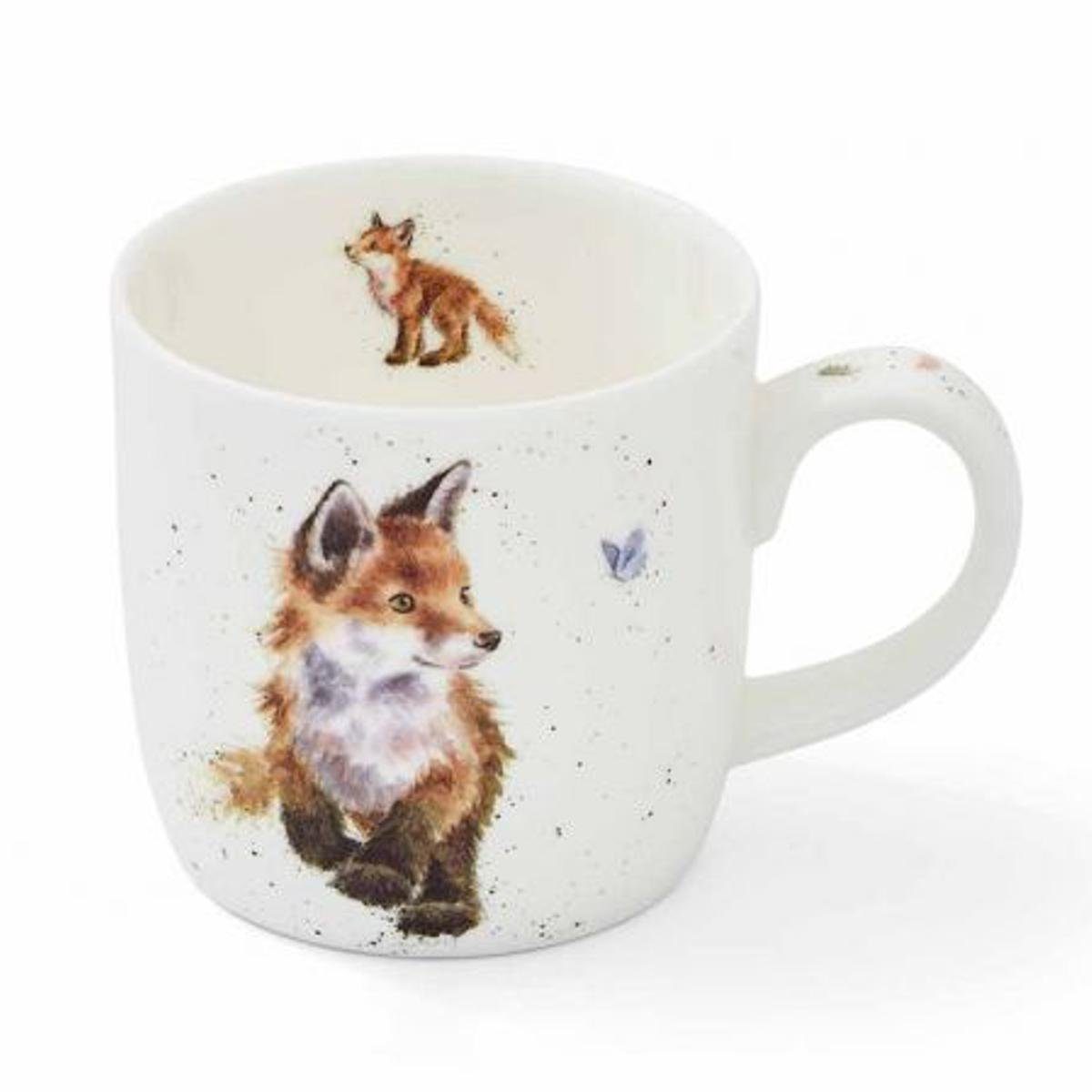Wrendale Кружки Wrendale Designs Porzellan-Becher Fuchs Born to be Wild, Porzellan
