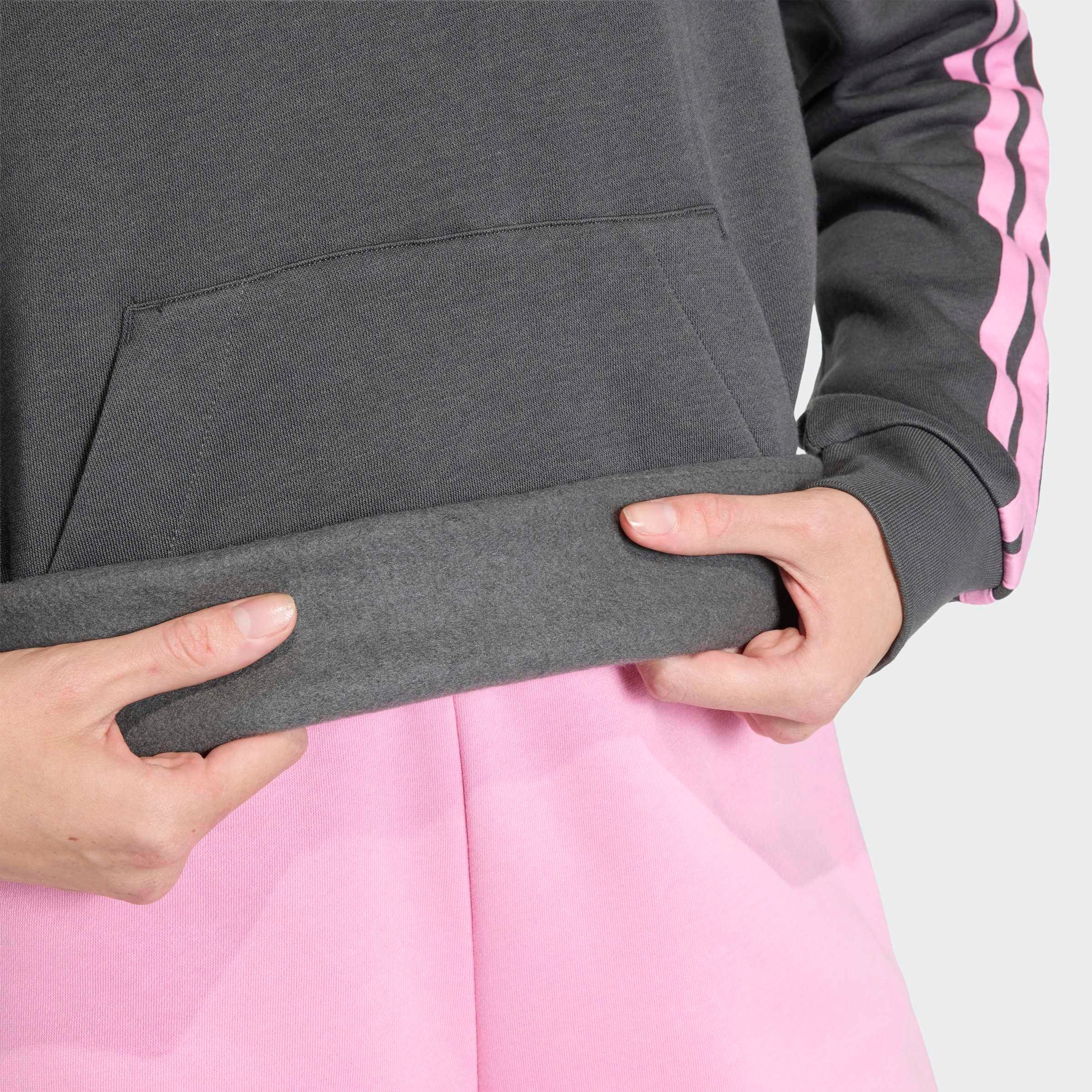 adidas Sportswear Kapuzensweatshirt ESSENTIALS 3-STREIFEN FLEECE-HOODIE