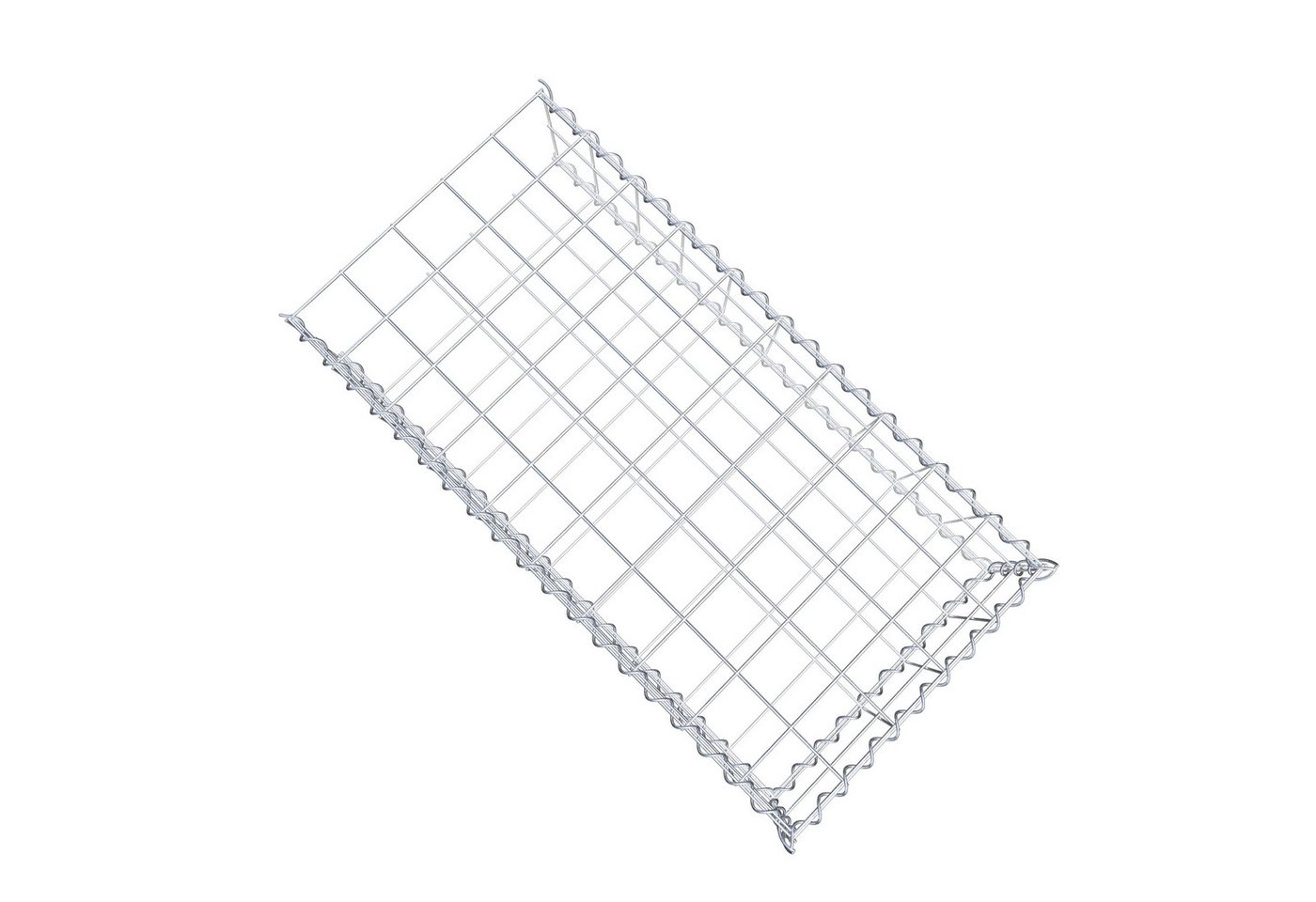 Thumbnail - Gabiona Gabionenzaun Anbaugabione Typ 2 100 cm x 20 cm x 50 cm (L x H x T), Maschenweite, (Anbaugabione Typ 2 100 cm x 2...