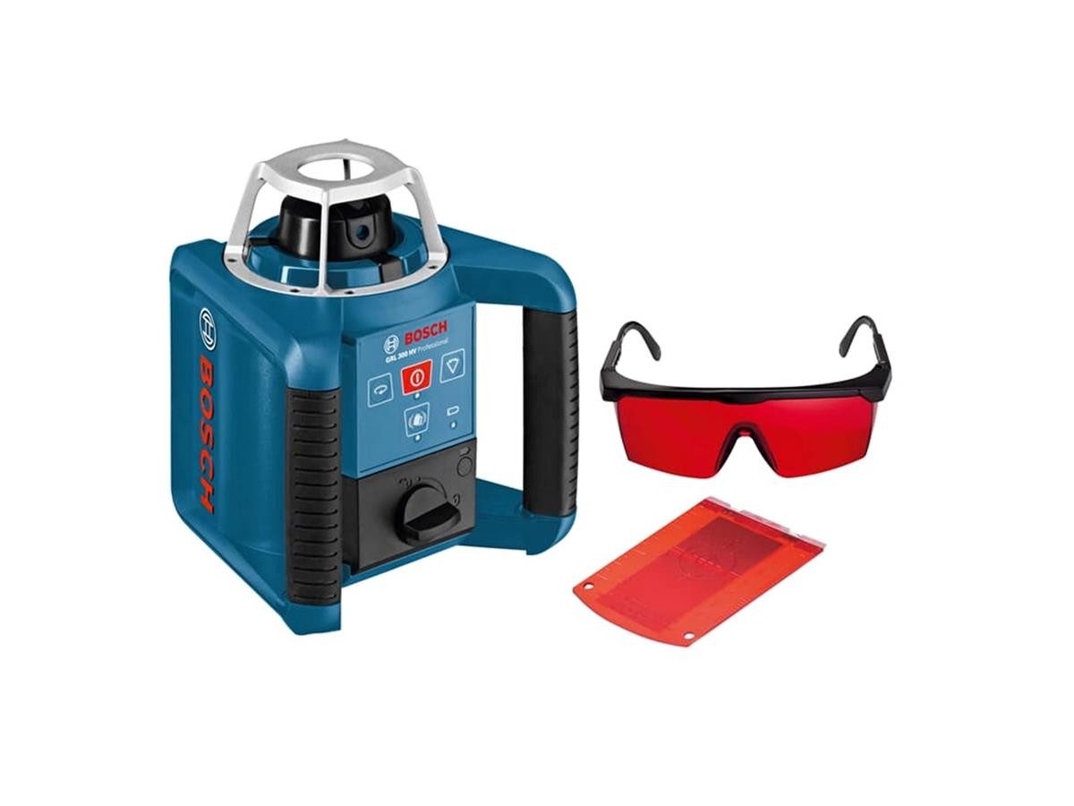 Bosch Professional Lasermessgerät GRL 300 HV, (Set, 7 St), inkl. L-BOXX, Laserempfänger LR, Batterien und Ladegerät