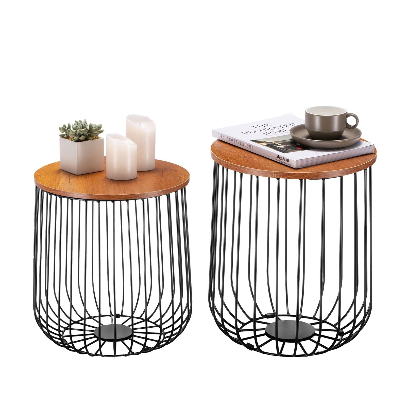 CARO-Möbel Couchtisch ERRANO, Couchtisch 2er Set Beistelltisch Wohnzimmer S günstig online kaufen