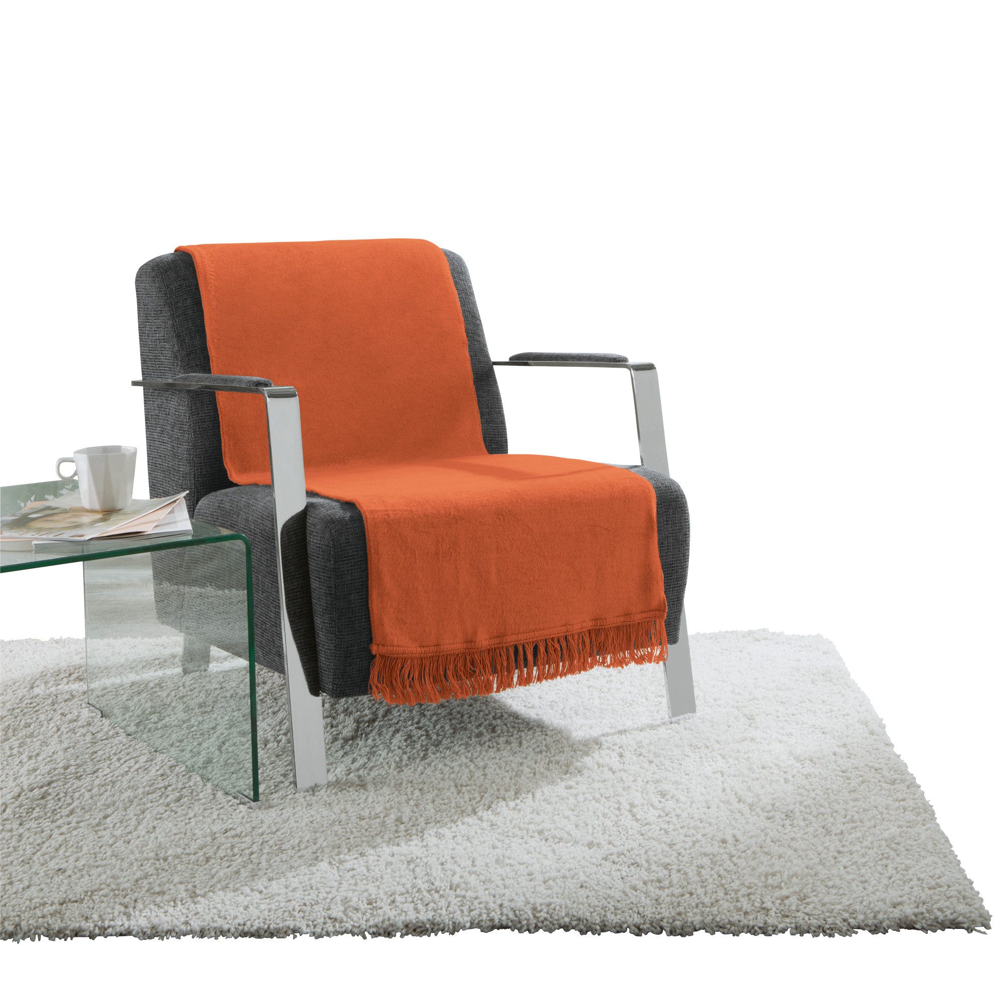 Erwin Müller Sesselschoner Sessel- und Sofaschoner "Catania", Baumwollmischung Uni