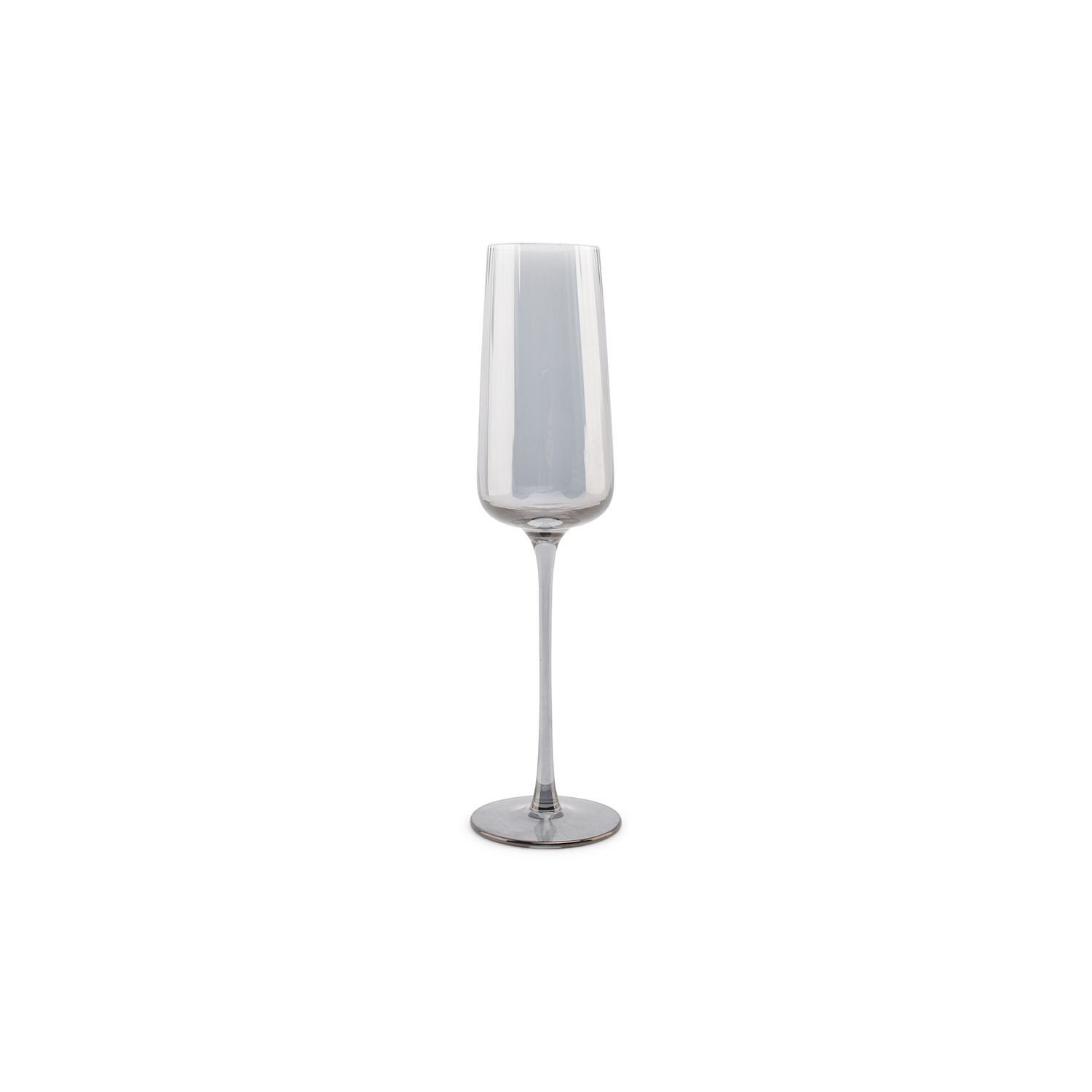 EmirtexHome Champagnerglas 24cl smoked Ray - 4er-Set, Glas