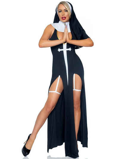 Leg Avenue Kostüm Ordensschwester, Aufreizendes Nonnenkostüm für sündige Schwestern