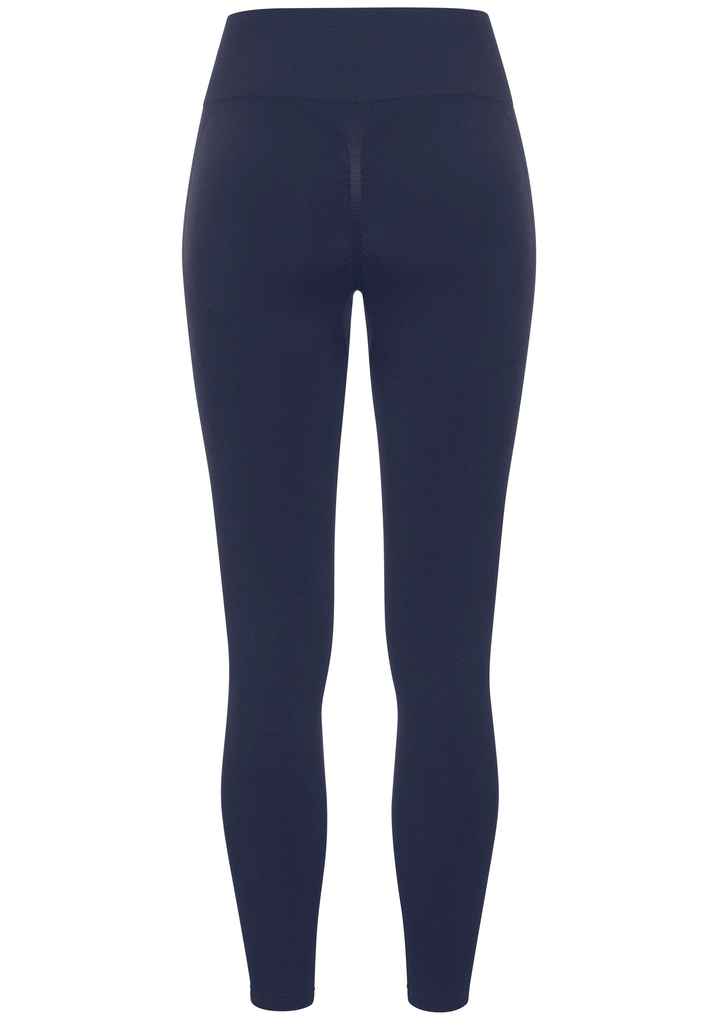 LASCANA Seamless Leggings Po Push Up mit Rippstruktur und Shapingeffekt, Sporthose, Sportleggings