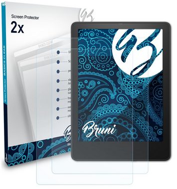 Bruni Schutzfolie für Amazon Kindle Paperwhite Signature (2021), (2 Folien), praktisch unsichtbar