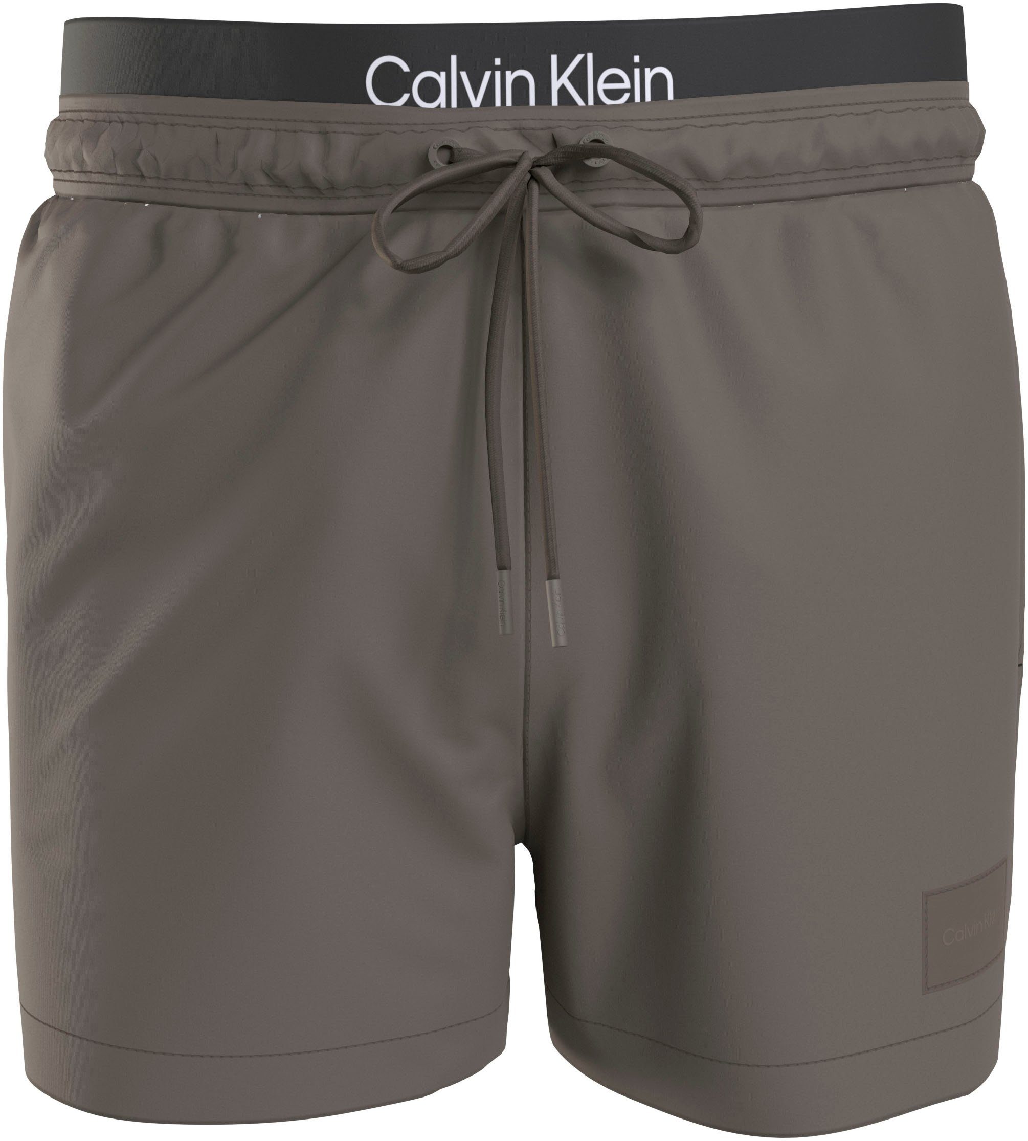 Calvin Klein Swimwear Badeshorts SHORT mit WB doppeltem rustic Bund DOUBLE copper