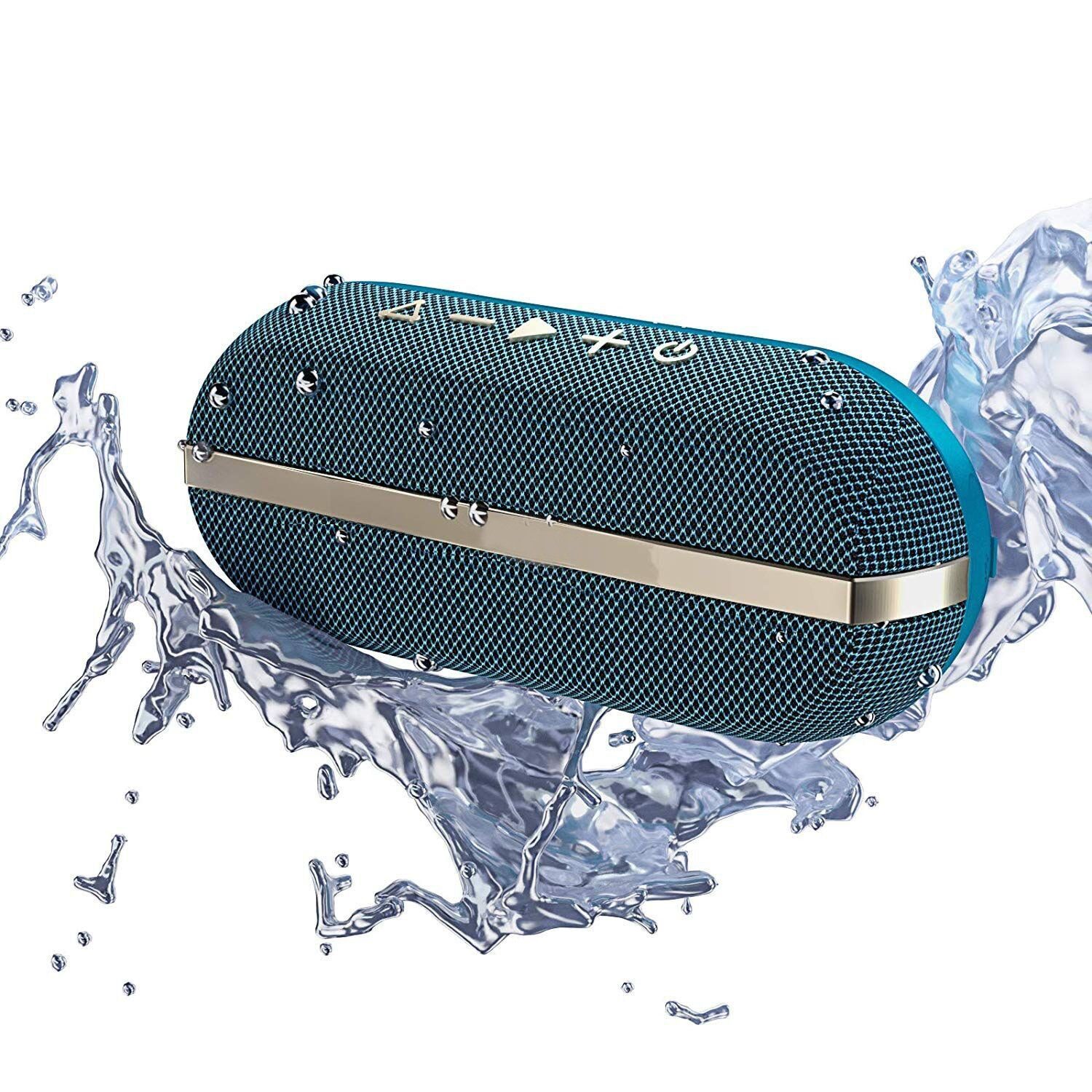 autolock Bluetooth Lautsprecher Musikbox Tragbarer Bluetooth Box mit 360° Lautsprecher (Stereo Sound,IPX7 Wasserdicht Bluetooth-Lautsprecher)