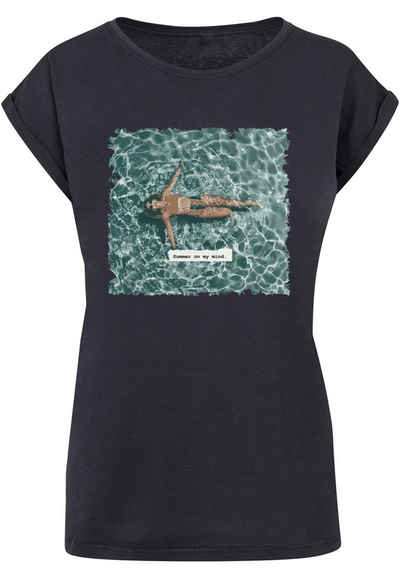 Merchcode T-Shirt Merchcode Damen Ladies Summer - On My Mind T-Shirt (1-tlg)
