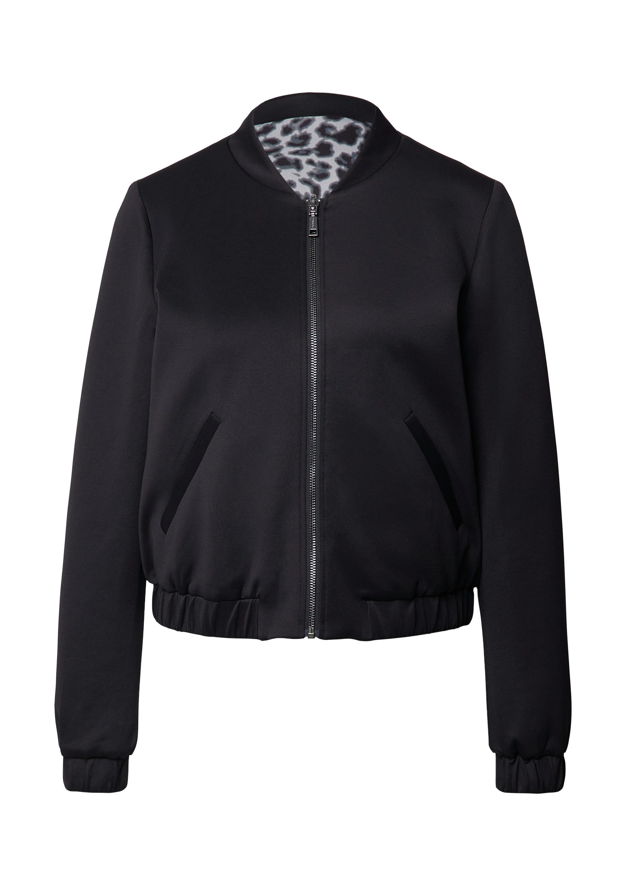 comma Funktionsjacke Indoor-Jacke Wende-Blouson aus Scuba günstig online kaufen