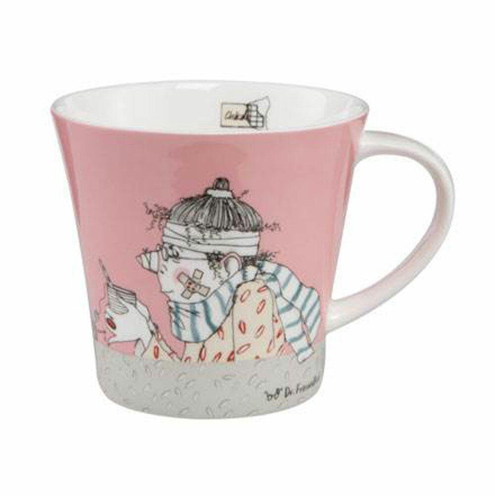 Goebel Becher Coffee-/Tea Mug Dr. Barbara Freundlieb Get Better, Fine Bone  China, Aus angenehm leichtem Fine Bone China