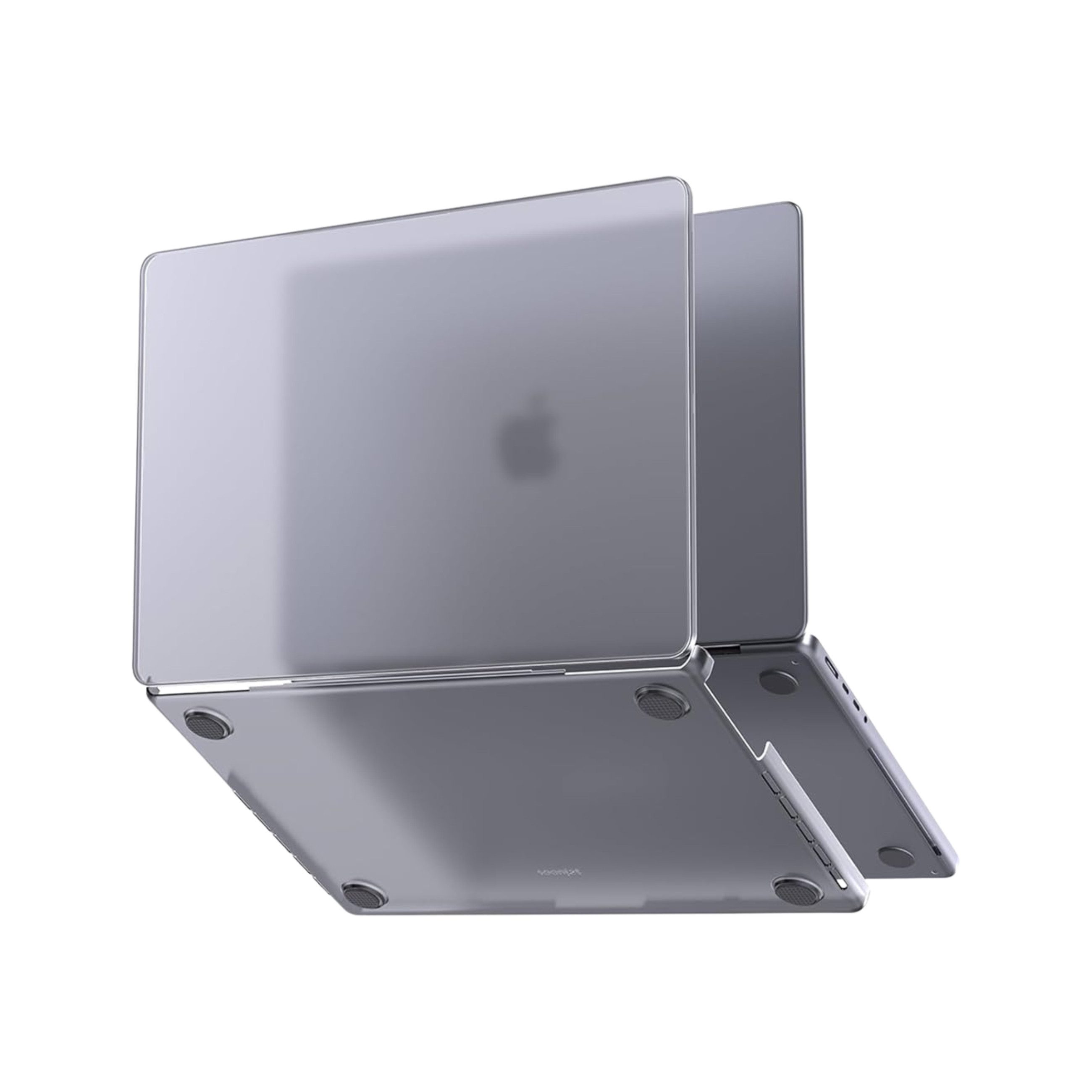 PlugUp Laptop-Hülle für MacBook Air 13,6" Schutzhülle Transparent für MacBook Air (M2-M5) 13,6" Zoll, Modellnummern A3449 A3240 A3113 A2681