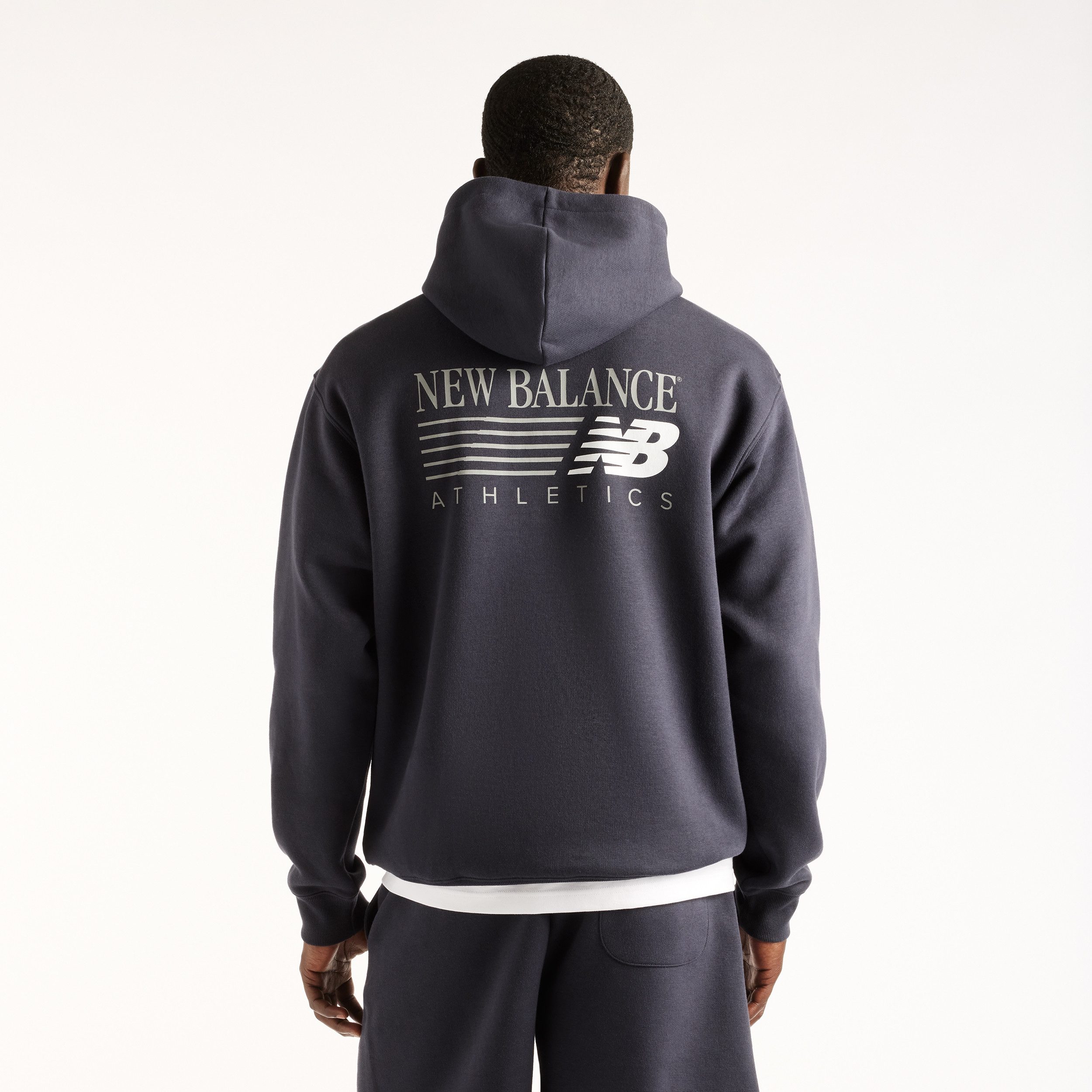 New Balance Kapuzensweatshirt REIMAGINED FLEECE HOODIE aus Baumwolle und Polyester, in den Größen S bis XXL