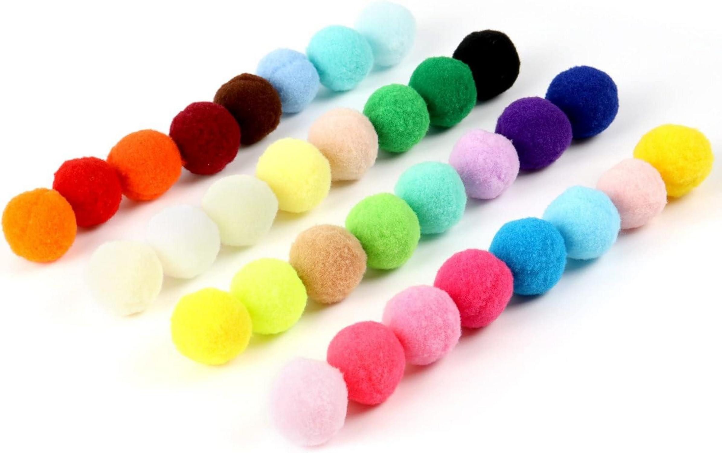 LuxusKollektion Иглы для валяния 100 Stück Katzenfilzbälle, Weiche Katzenbälle, Interaktives