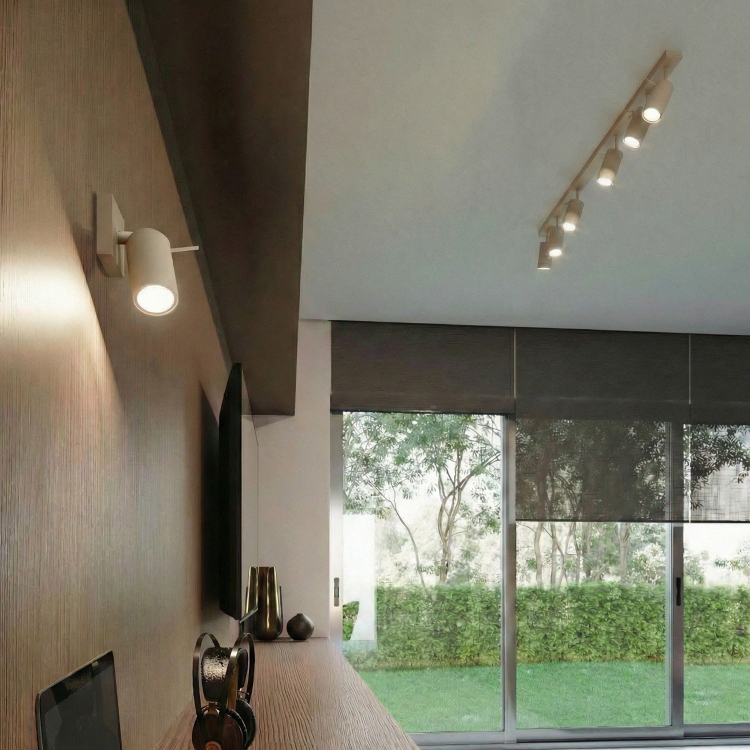Licht-Erlebnisse Deckenstrahler ETNA, ohne Leuchtmittel, GU10 verstellbar länglich Modern Strahler