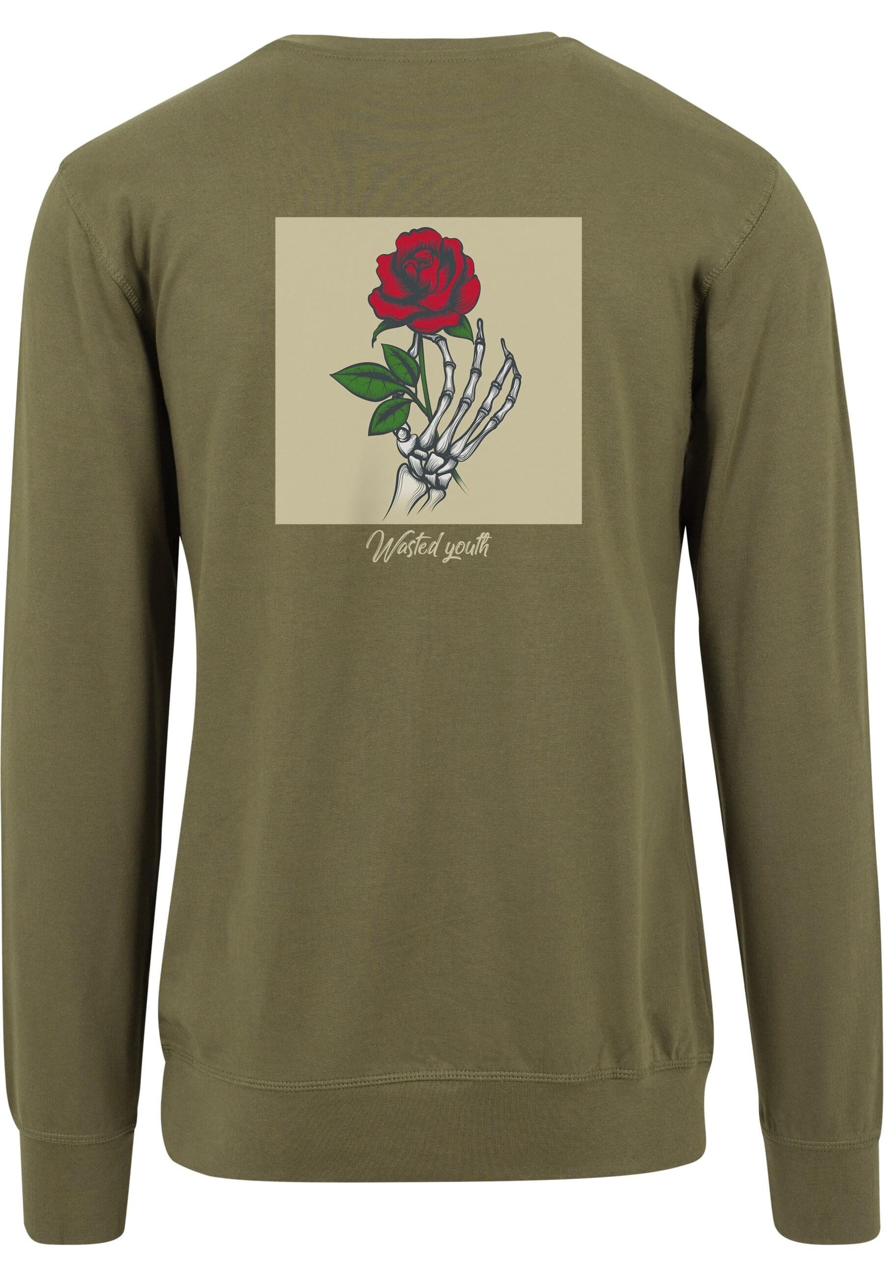 MisterTee Rundhalspullover "MisterTee Herren Wasted Youth Crewneck", (1 tlg günstig online kaufen