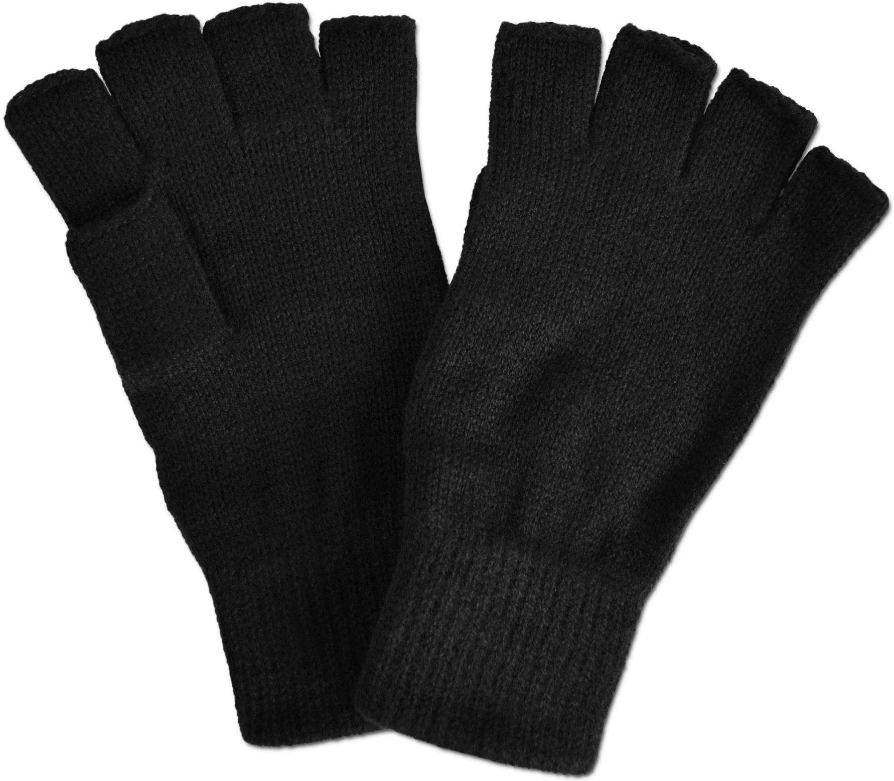 normani Strickhandschuhe Strick-Handschuhe, fingerlos Winterhandschuhe ohne  Finger Übergangshandschuhe Thermo fingerlose Handschuhe Fausthandschuhe