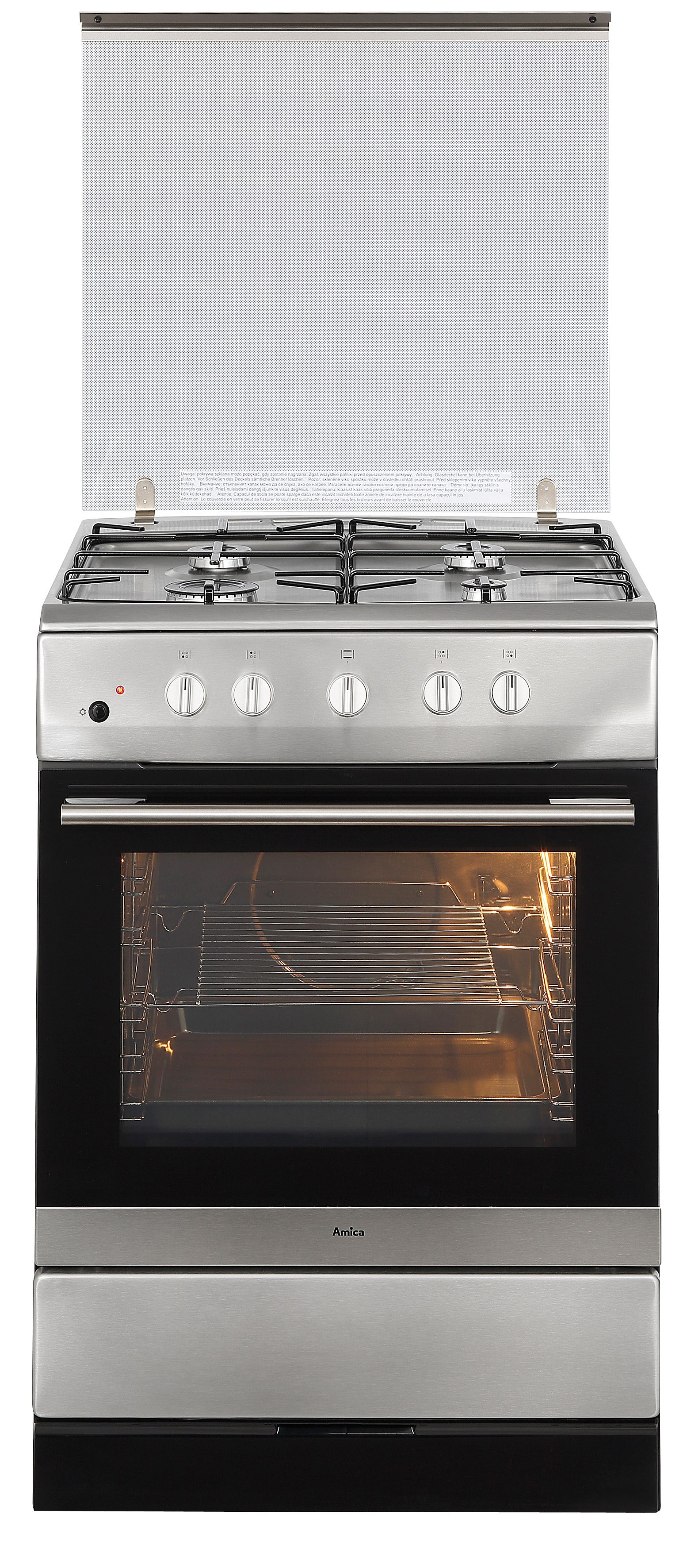 Amica Gas-Standherd SHGG 11668 E, 60 cm breit - Amica
