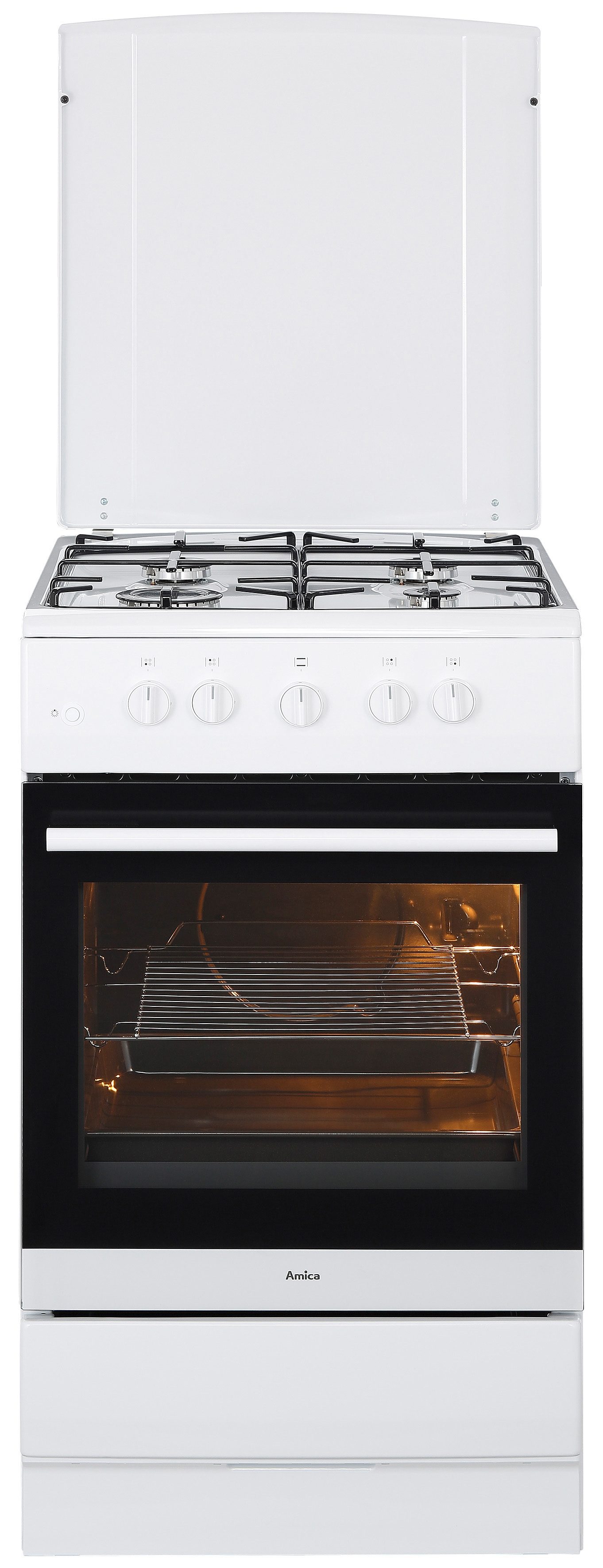 Amica Gas-Standherd SHGG 11559 W, 50 cm breit - Amica