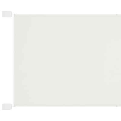 vidaXL Balkonsichtschutz Senkrechtmarkise Weiß 60x270 cm Oxford-Gewebe