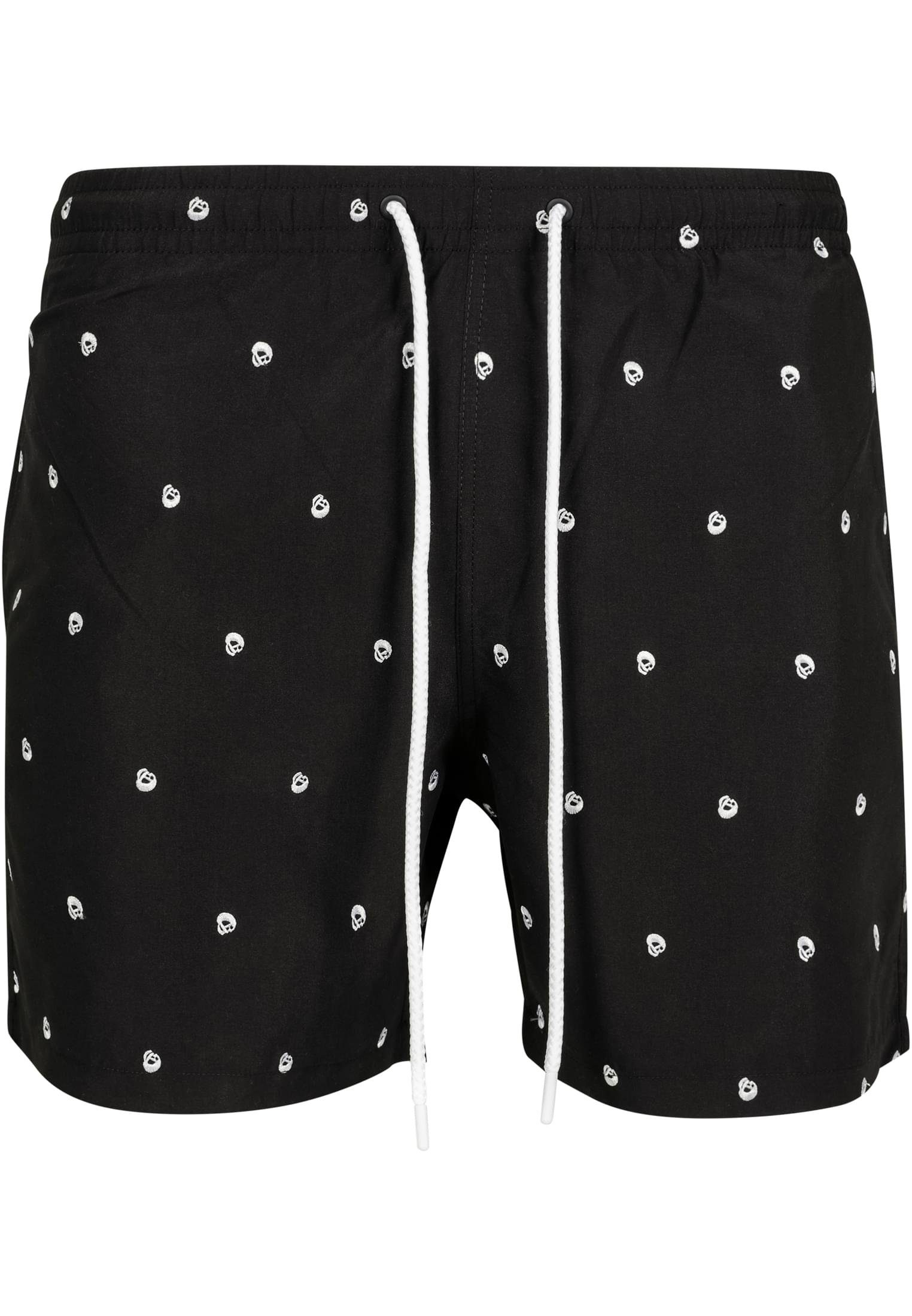URBAN Embroidery Swim Badeshorts CLASSICS skull/black/white Herren Shorts