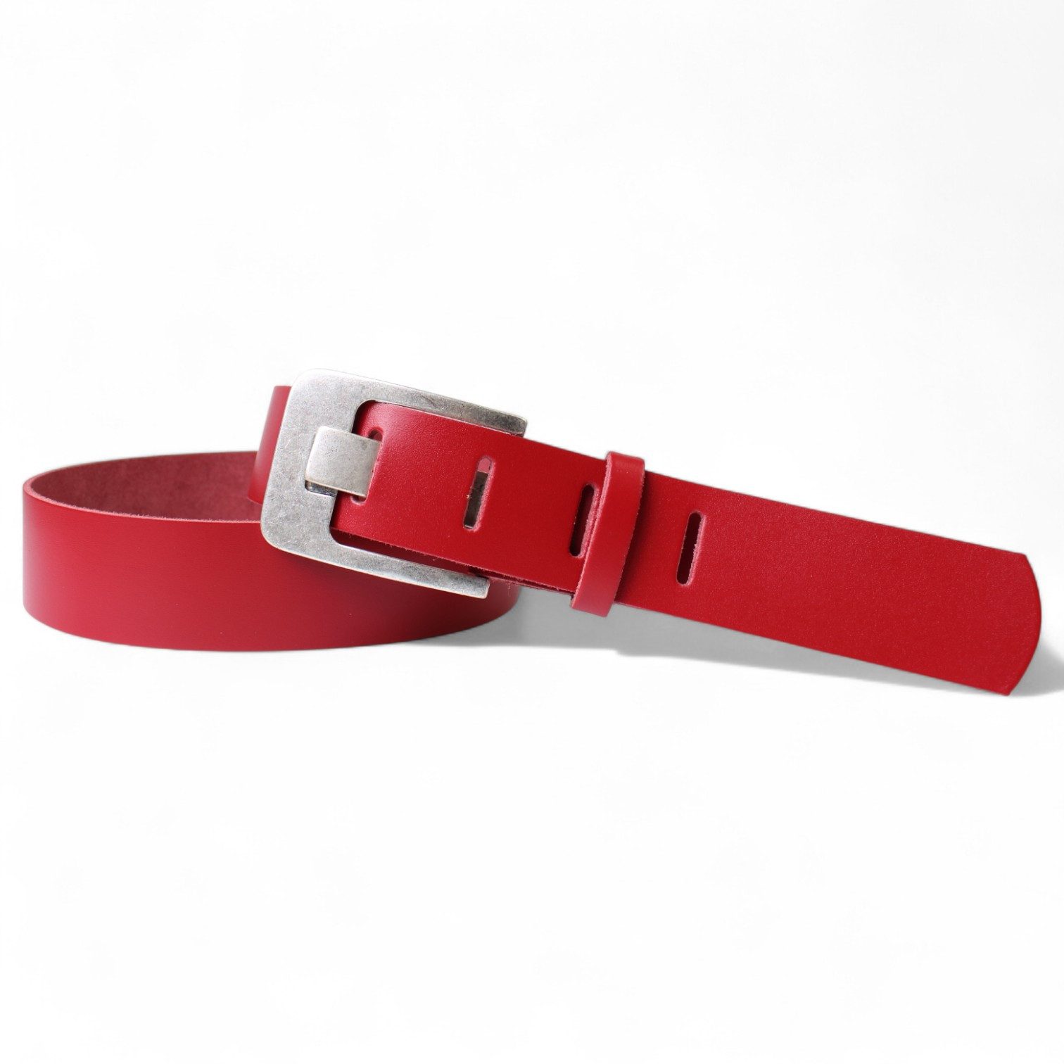 FRONHOFER Taillengürtel Damen Rindleder breit (1-St) 4 cm, Breitdorn, fürs Kleid