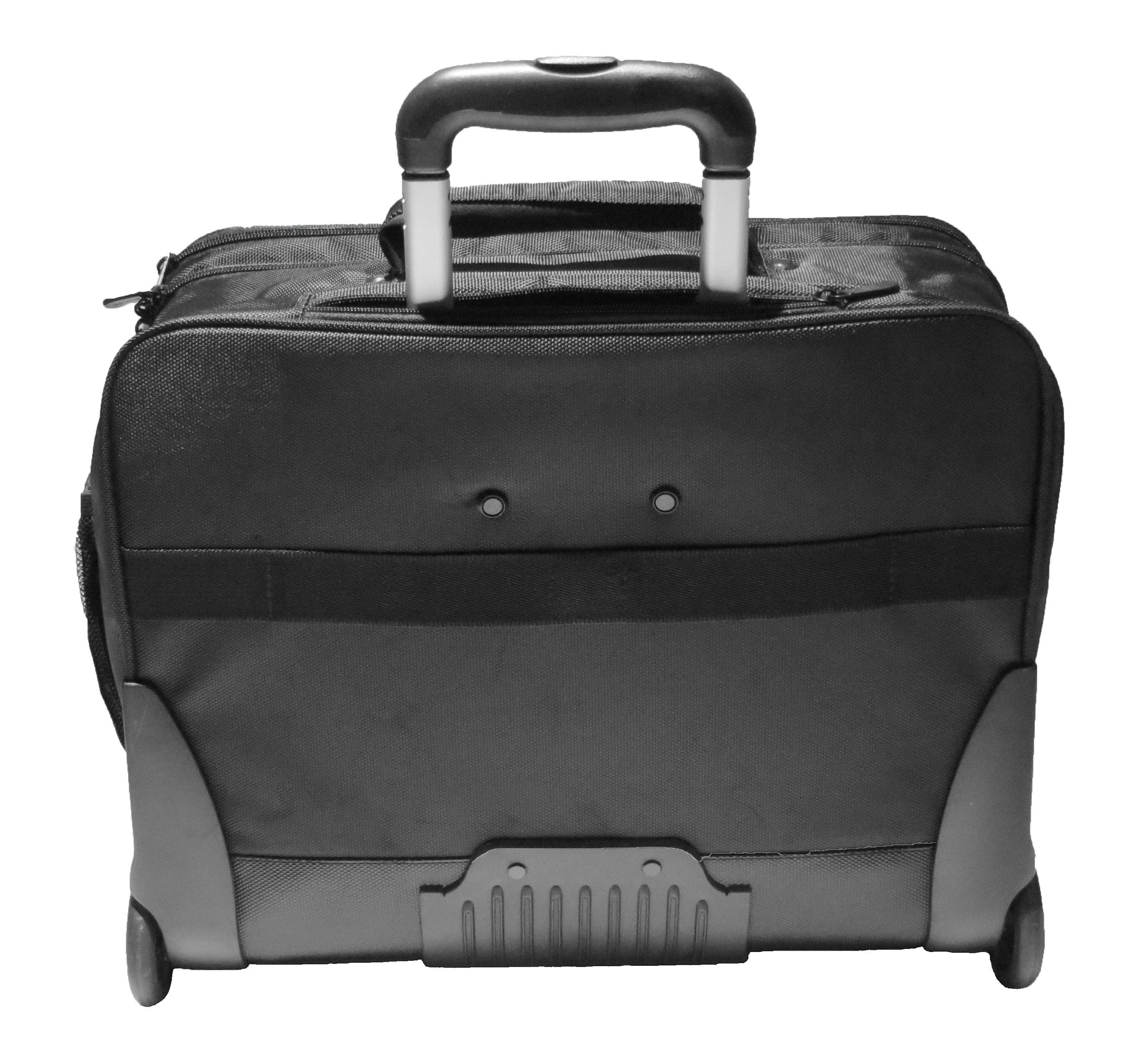 Dermata Business-Trolley - 17 30 Rollen, 2 Organizer Zoll cm [41 cm] schwarz, x Laptop-Trolley