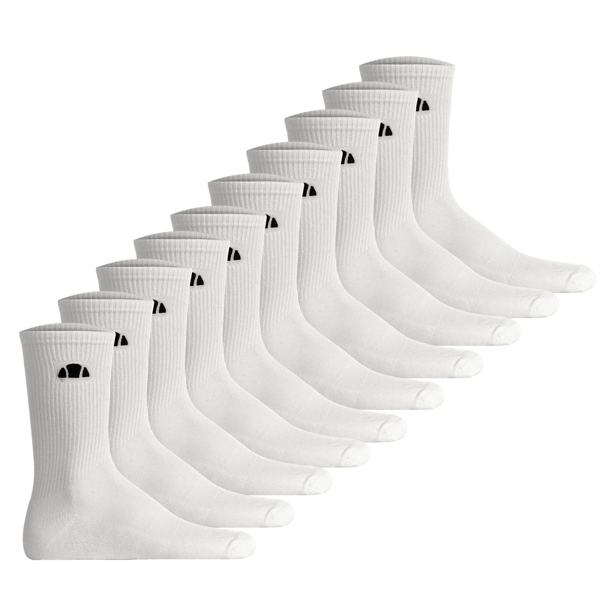 Ellesse Kurzsocken Unisex Socken 10er Pack Baumwolle (Packung, 10er Pack)