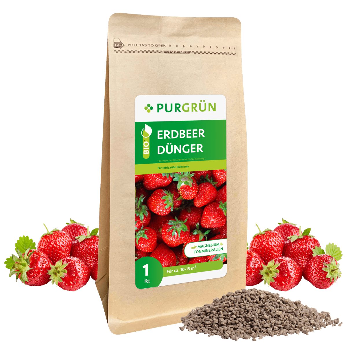 Purgrün Obstdünger Purgrün Bio Erdbeerdünger, NPK günstig online kaufen