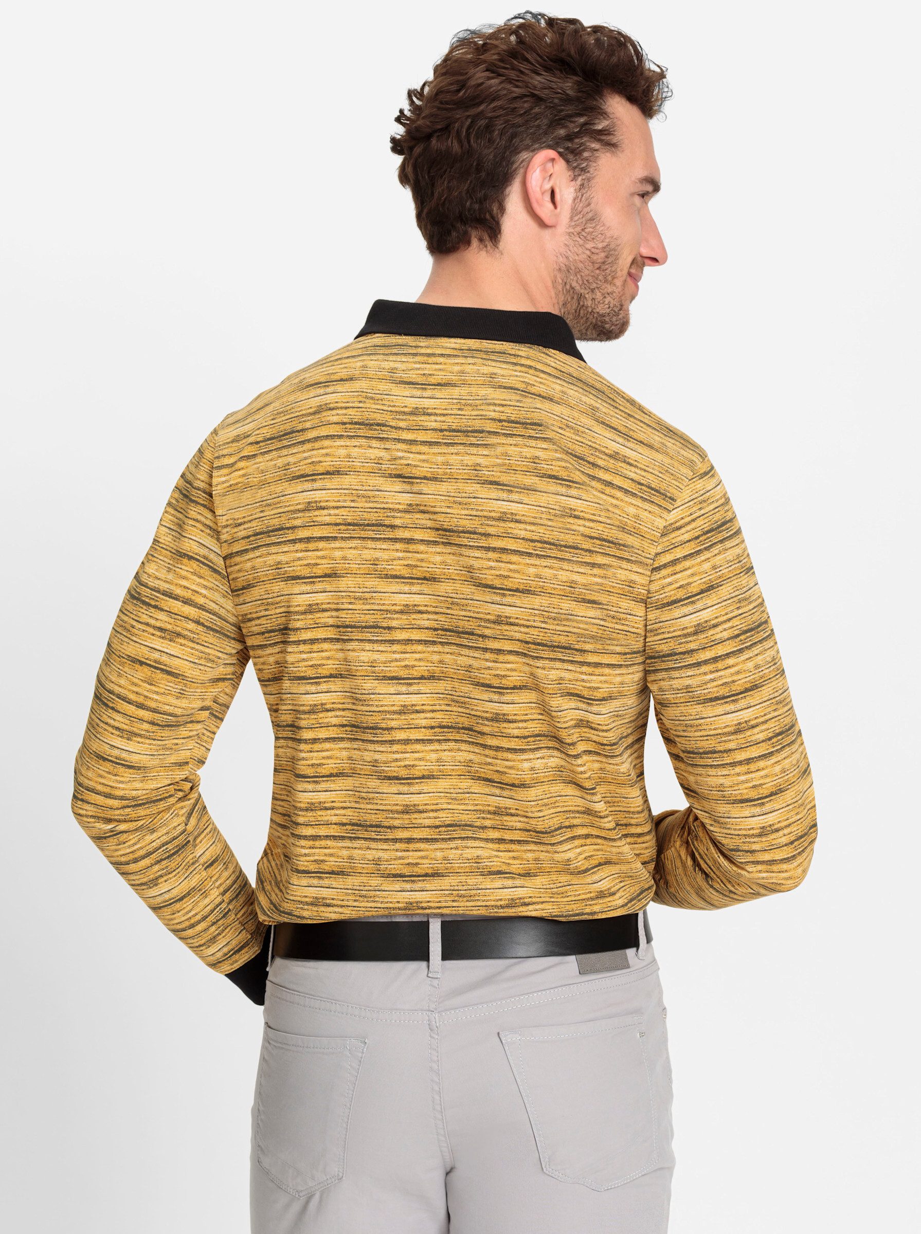 Hajo T-Shirt Langarm-Poloshirt Langarm