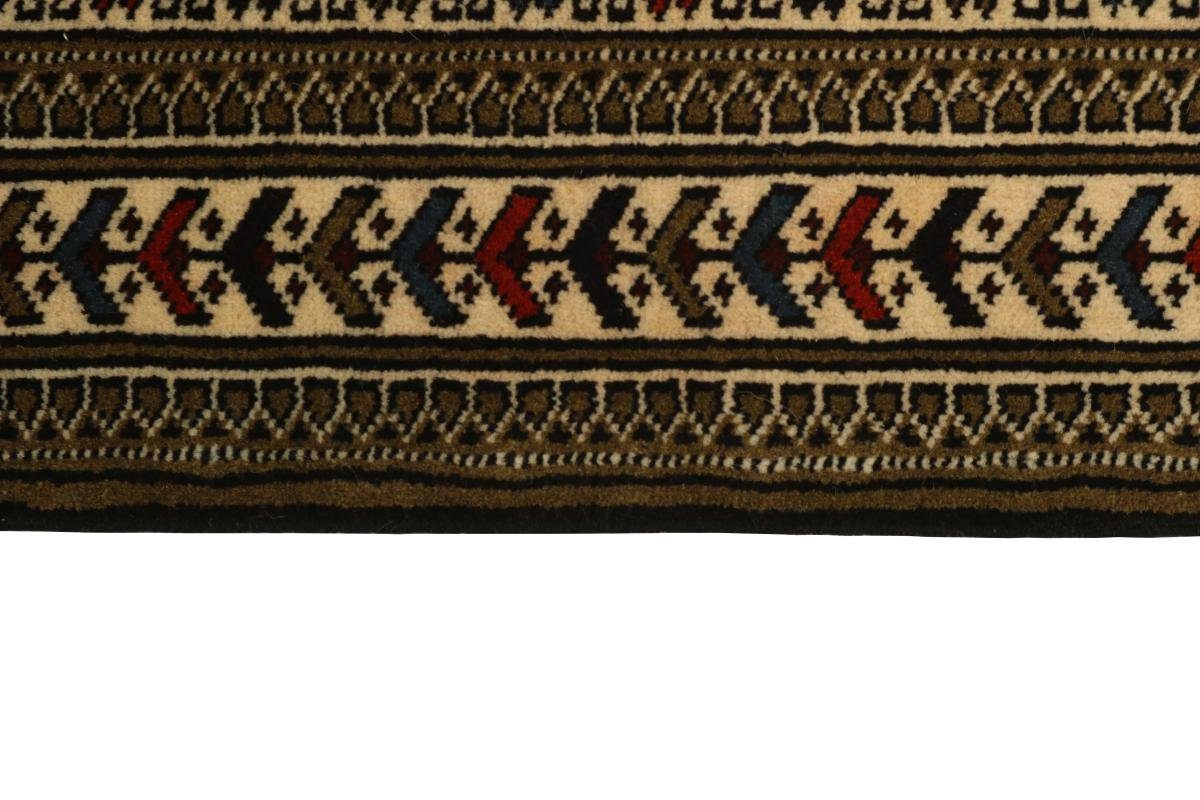 rechteckig, 6 mm Turkaman Trading, Höhe: Orientteppich Perserteppich, Handgeknüpfter Orientteppich / 86x127 Nain