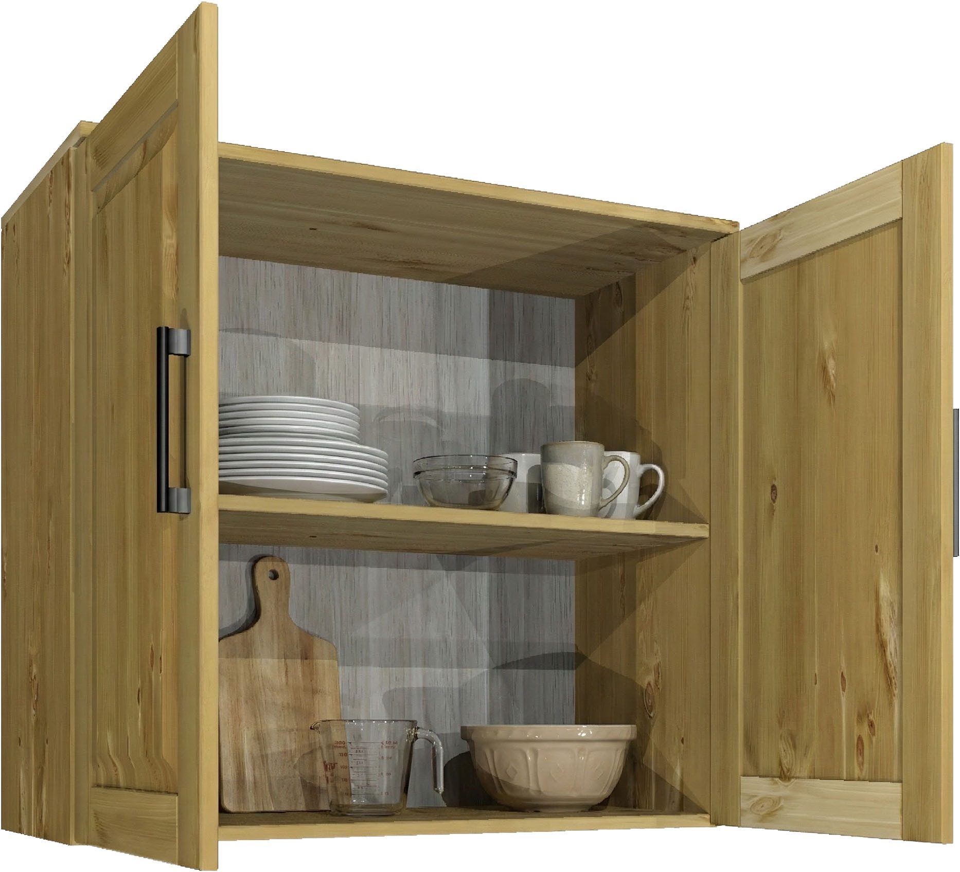Home affaire Hängeschrank Meliss aus massiver Kiefer, Breite 80 cm, Soft-Colse-Funktion – Bild 5 von 5