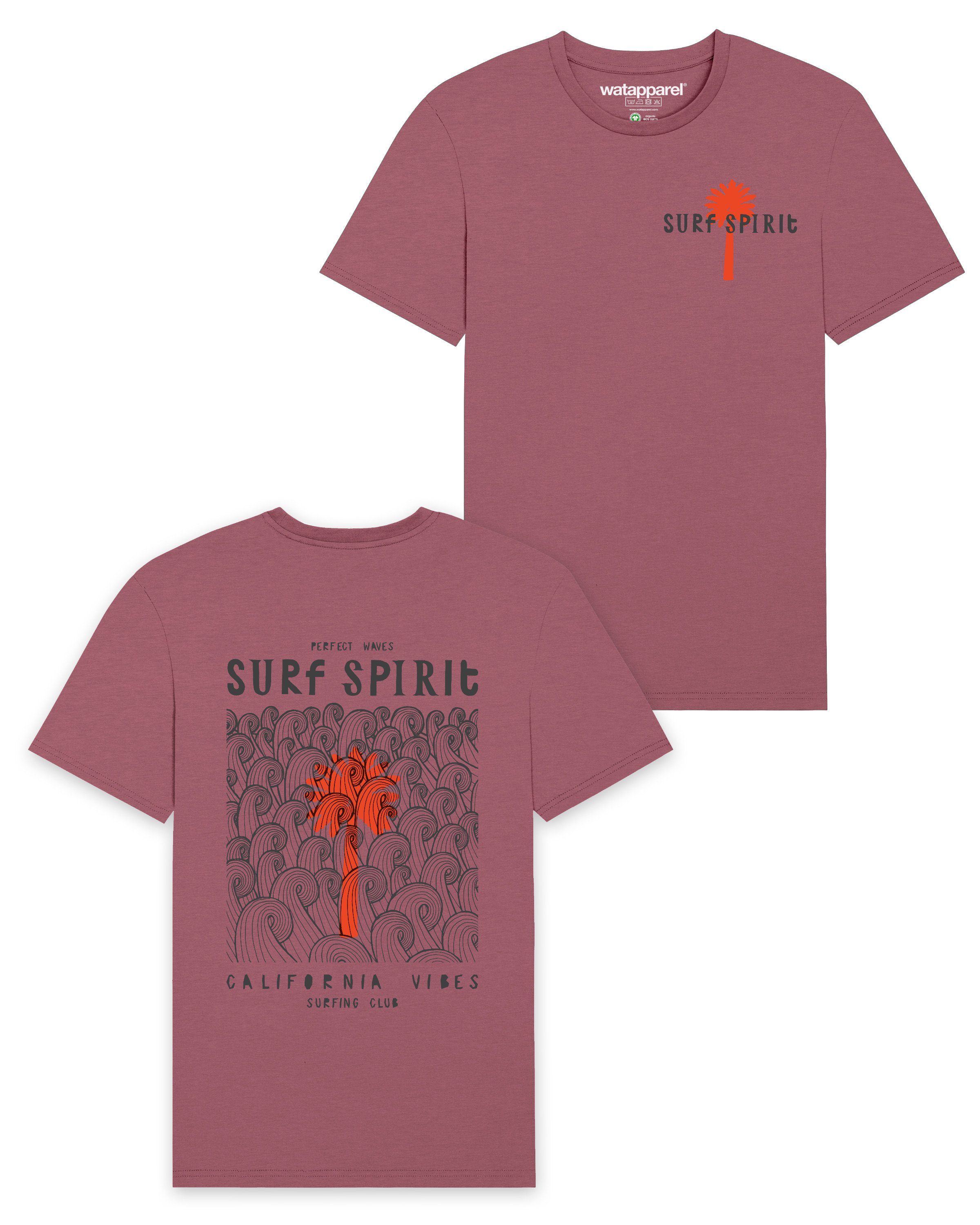 wat? Apparel Print-Shirt Surf Spirit (1-tlg) Hibiscus Rose