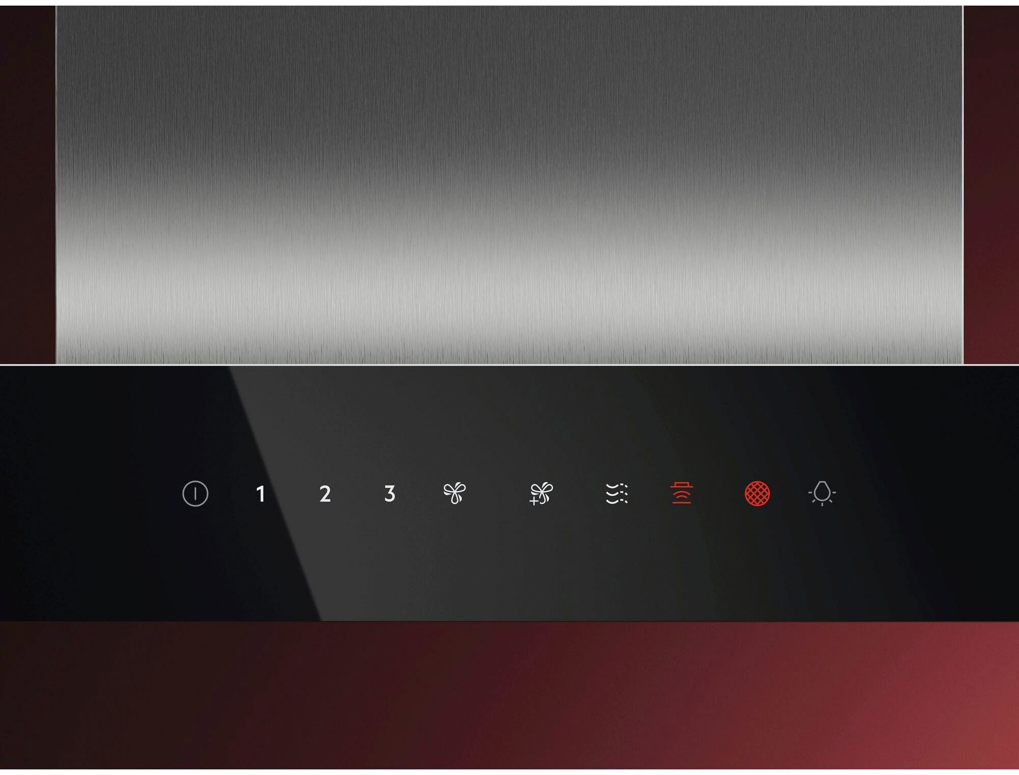 AEG Wandhaube GB67D61HL Serie 6000 GB67D61HL, mit automatischer Hob2Hood® Steuerung, mit LED-Leuchtstreifen