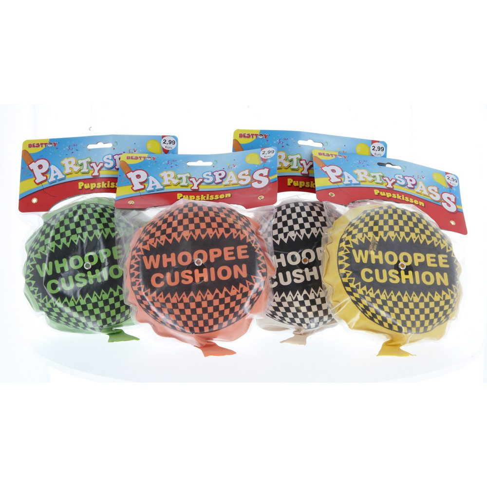 Besttoy Aufblasbares Partyzubehör Besttoy - Pupskissen - groß - ca. 20 cm - 1 Stück