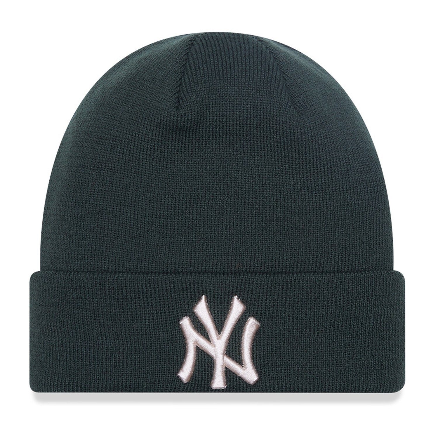 New Era Fleecemütze Beanie New York Yankees dunkelgrün