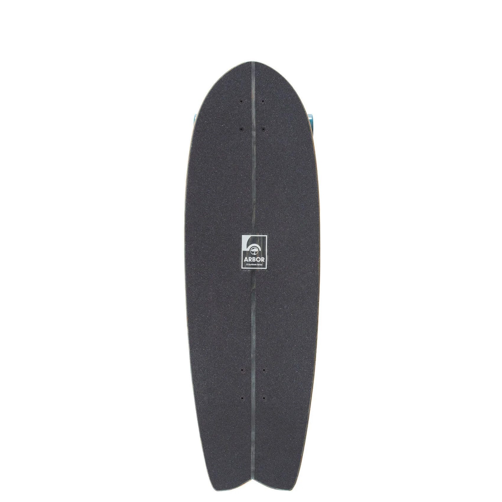 Arbor Collective Minilongboard x Carver CX Fat Fish 32", Surfskate Board mit Carver CX Achse